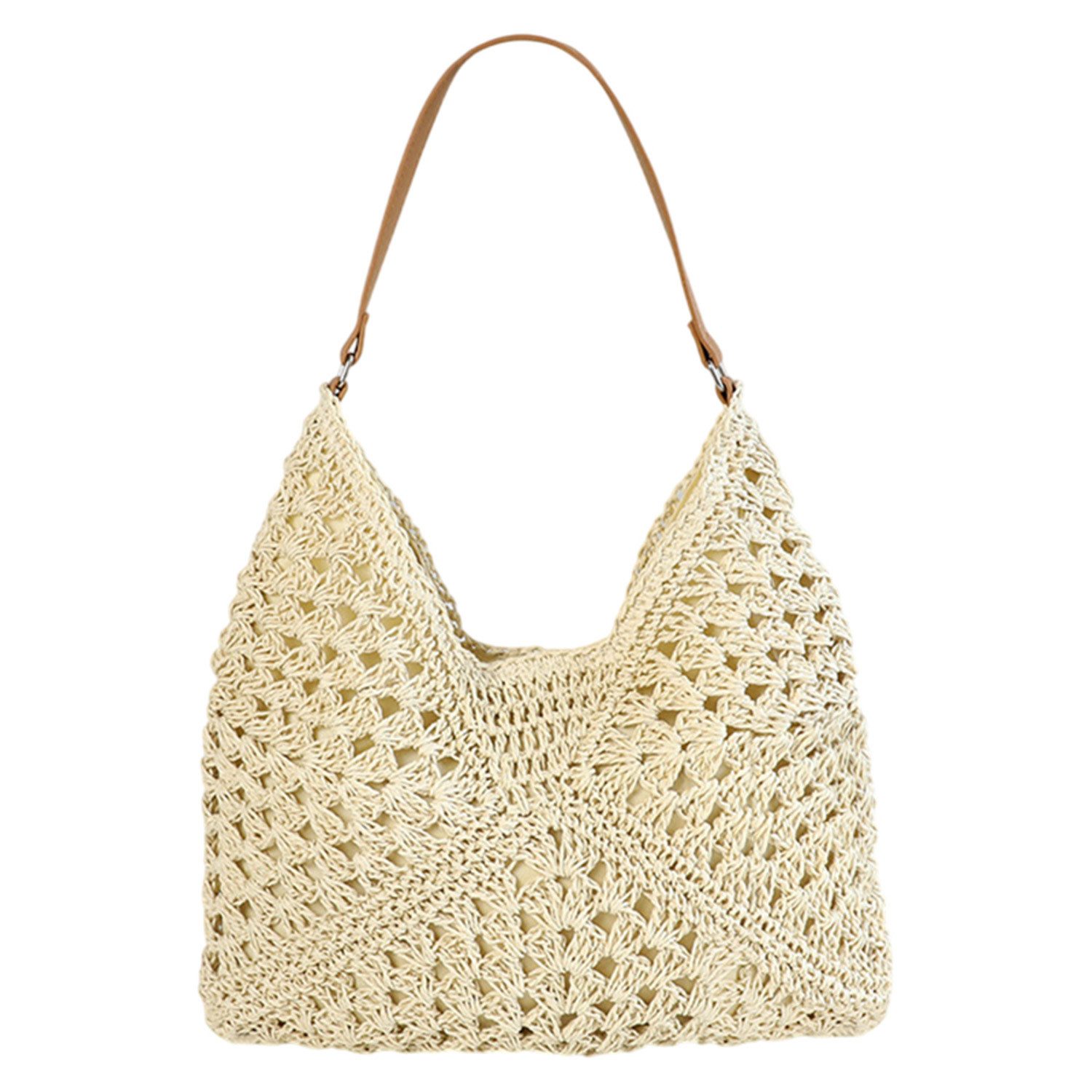 Refttenw Strandtasche Vintage Umhängetasche,Bohemien Tragetasche,Große Stro günstig online kaufen