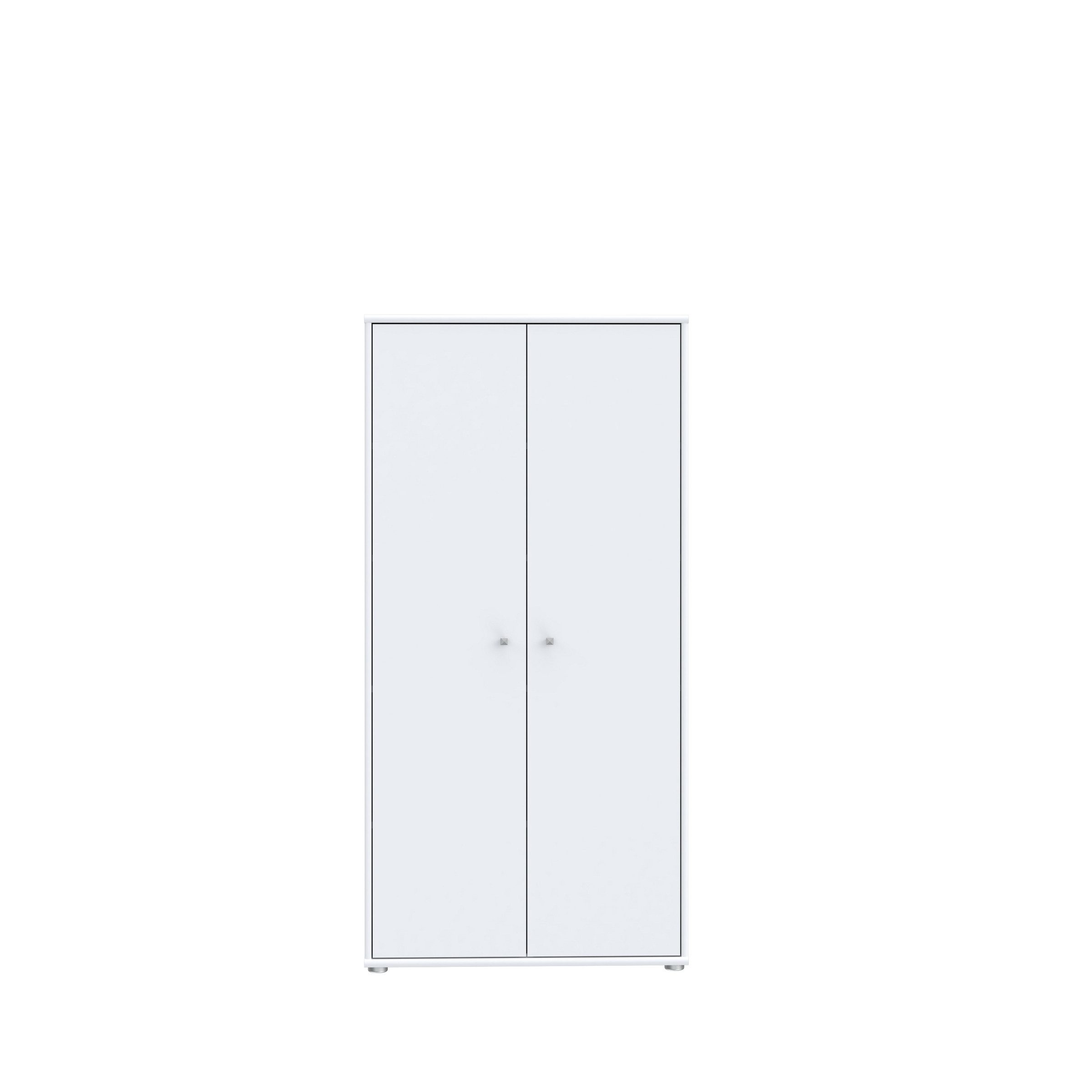freiraum Mehrzweckschrank TEMPRA2 2 Türen, 4 Böden, weiss - 73,7x149,5x34,8cm (B/H/T)