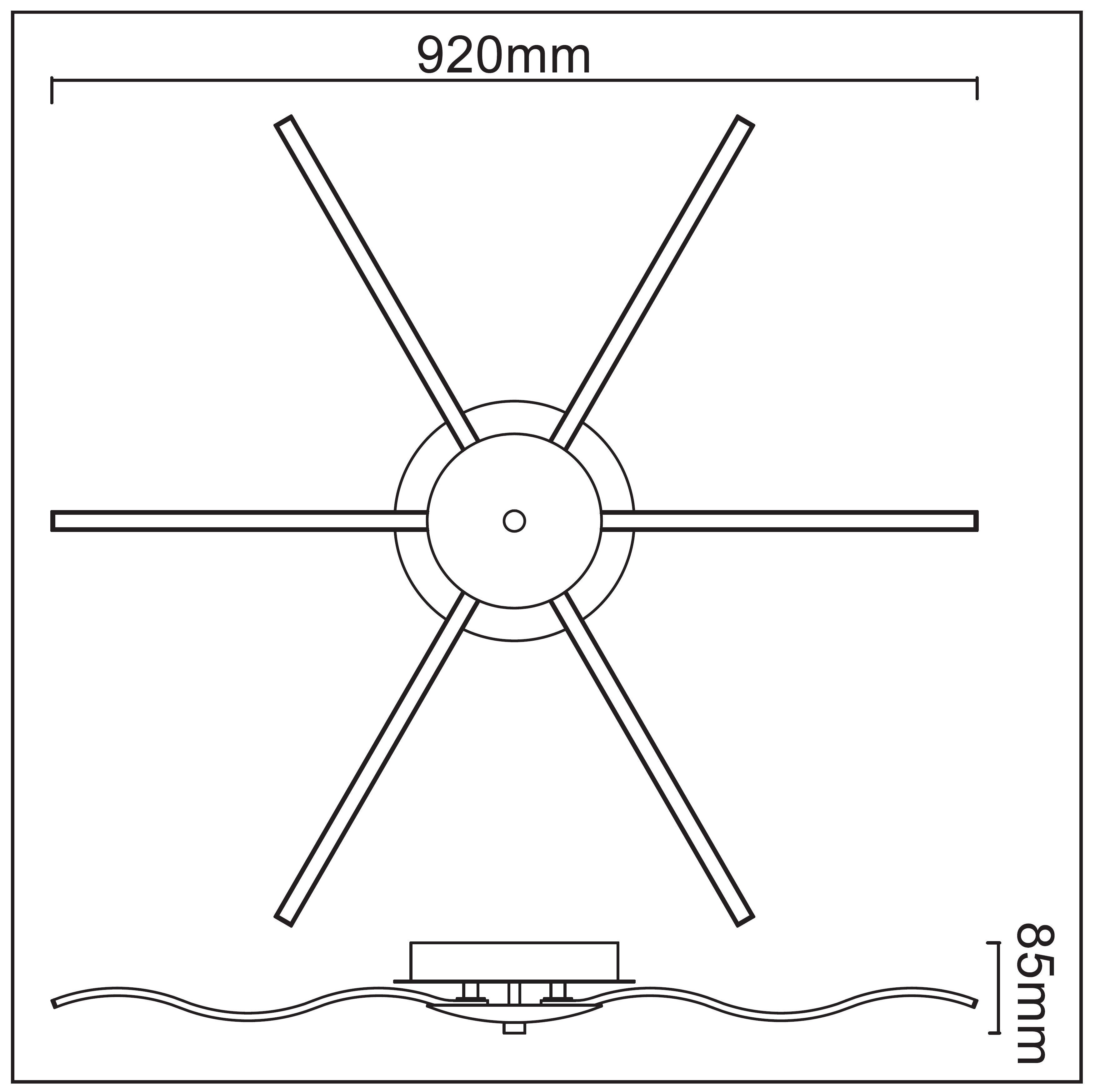 TRANGO LED Deckenleuchte, 6x Deckenstrahler 5 3000K I 3133 & LED-Deckenleuchte Wohnzimmer dimmbar LED I Lumen Nickel 3-Stufen matt *WAVE* 6x Bürolampe I Chrom, Modul Flammen Wellenform Lampe in warmweiß Serie Design Watt I 500 6