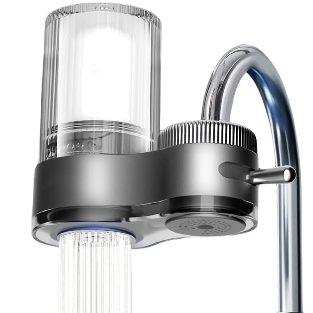 LIANNA Wasserhahn-Wasserfilter Kalk- und Wasserfilter für Küche, 2 austauschbare, waschbare Filter (Set, 2 St., Kalk- und Wasserfilter für Küche, 2 austauschbare, waschbare Filter)