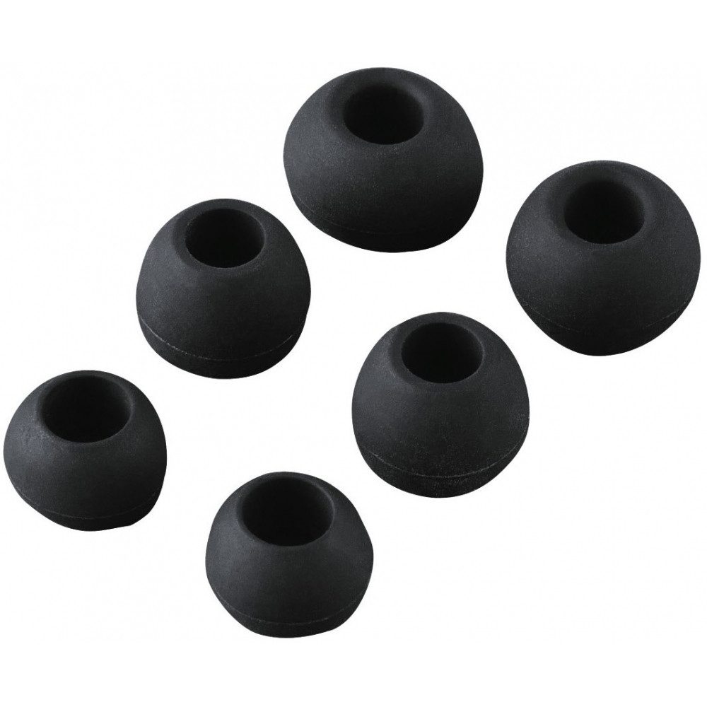 Thomson EAR3005BK in-ear Kopfhörer mit Mikrofon. In-Ear-Kopfhörer (Integriertes Mikrofon für Anrufe, Austauschbare Ohrstöpsel)