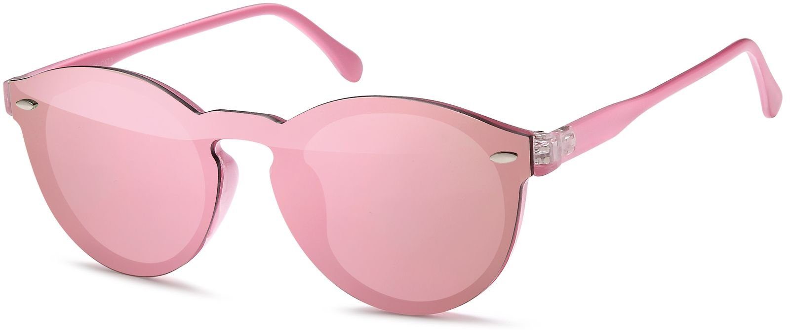 styleBREAKER Sonnenbrille (1-St) Verspiegelt Gestell Rose / Glas Pink verspiegelt | Sonnenbrillen