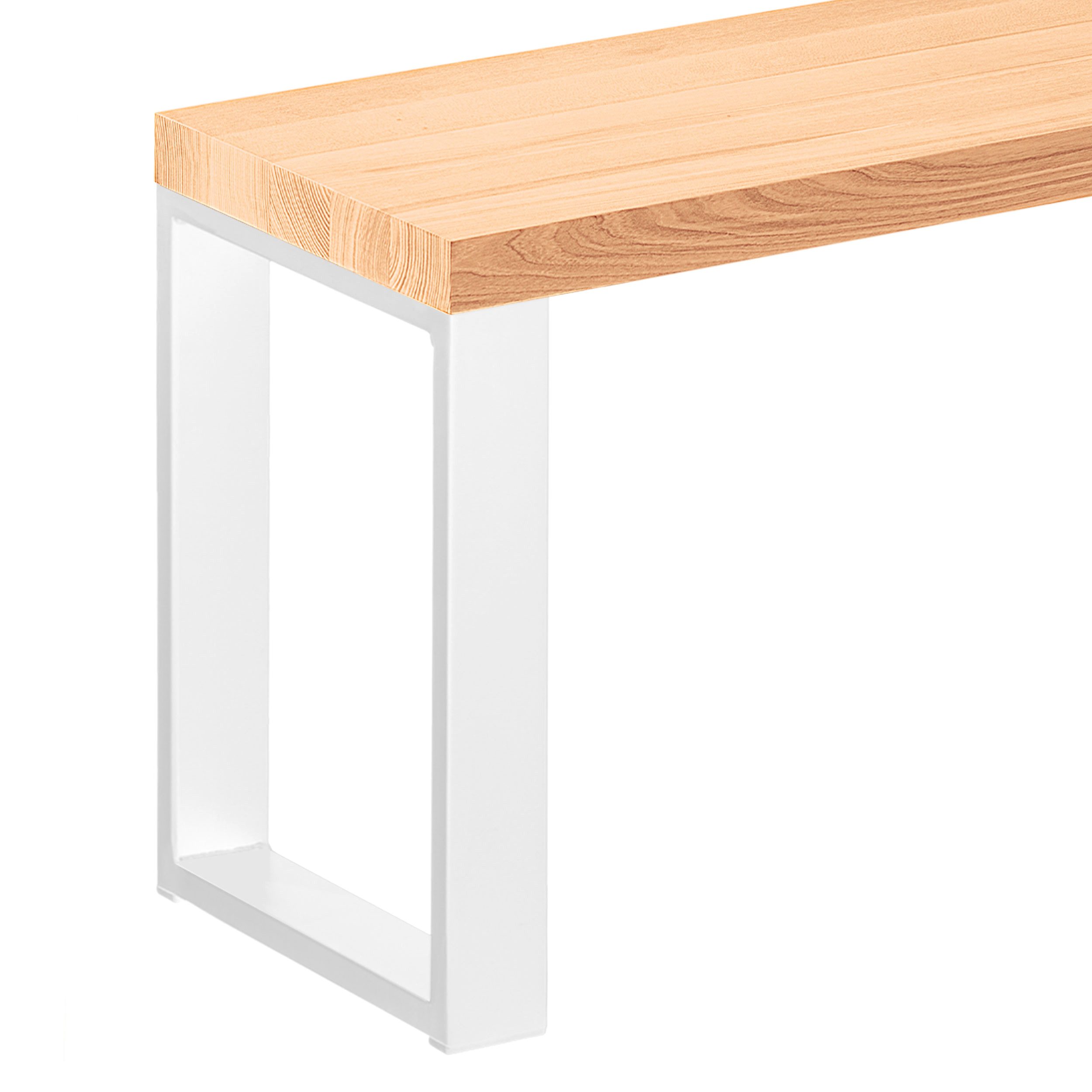 LAMO Manufaktur Sitzbank LSB Sitzbank (Komplett-Set, 3-Teilig), 40mm stake Massivholzplatte