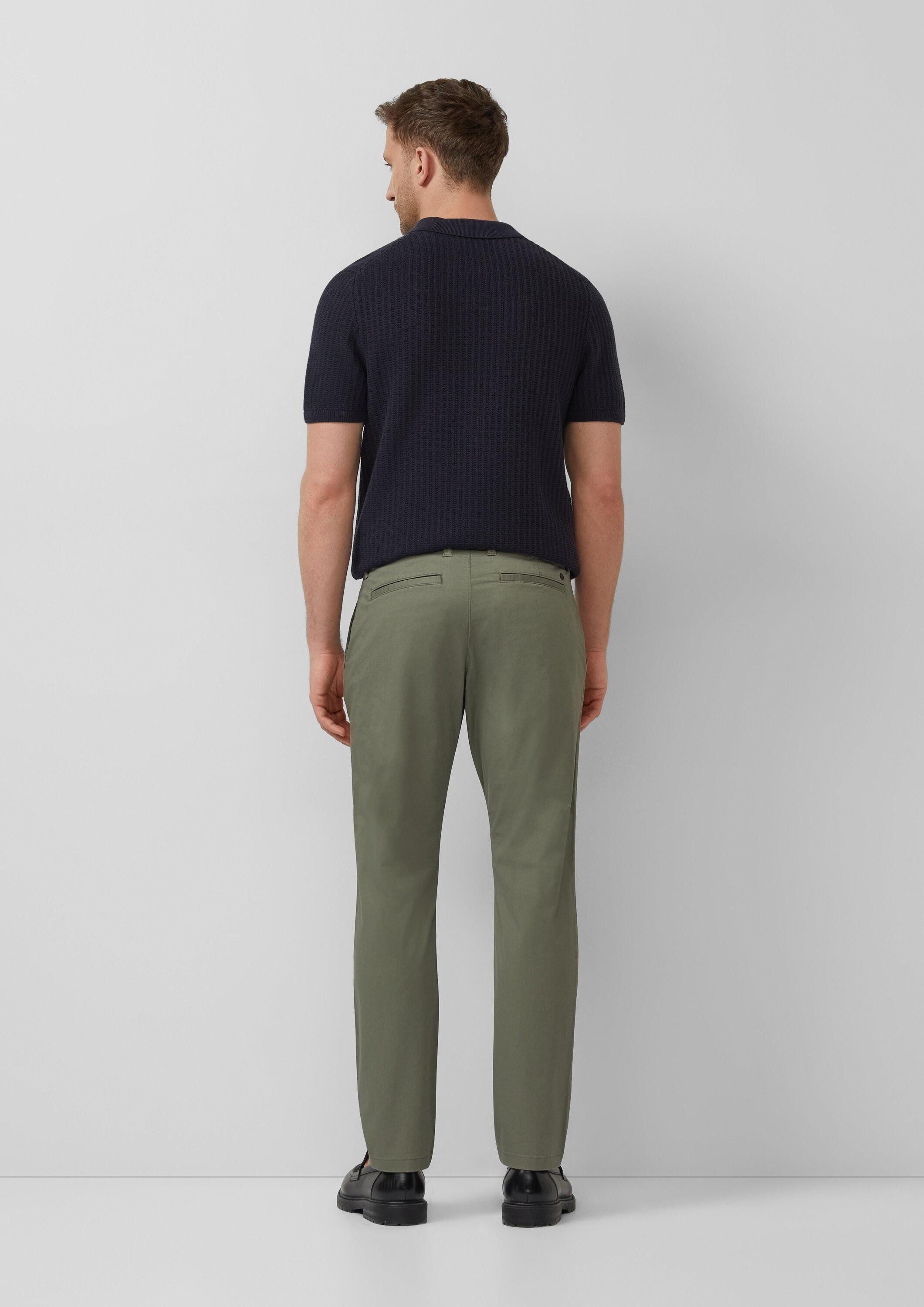 s.Oliver Chinos Hose Elastische Hose aus feinem Baumwollstretch