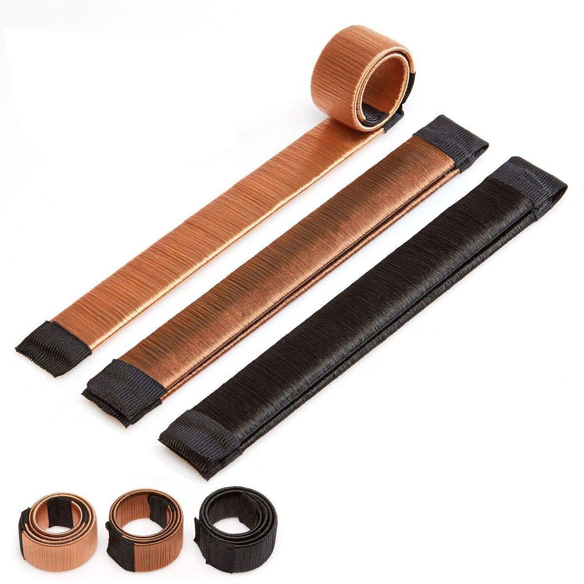 Dilara Haarspange Original Dutt Hair Bun Maker - Hilfe für lange & kurze Haare geeignet, 3 Stück, Perfekter Dutt – Einfach, schnell & langanhaltend
