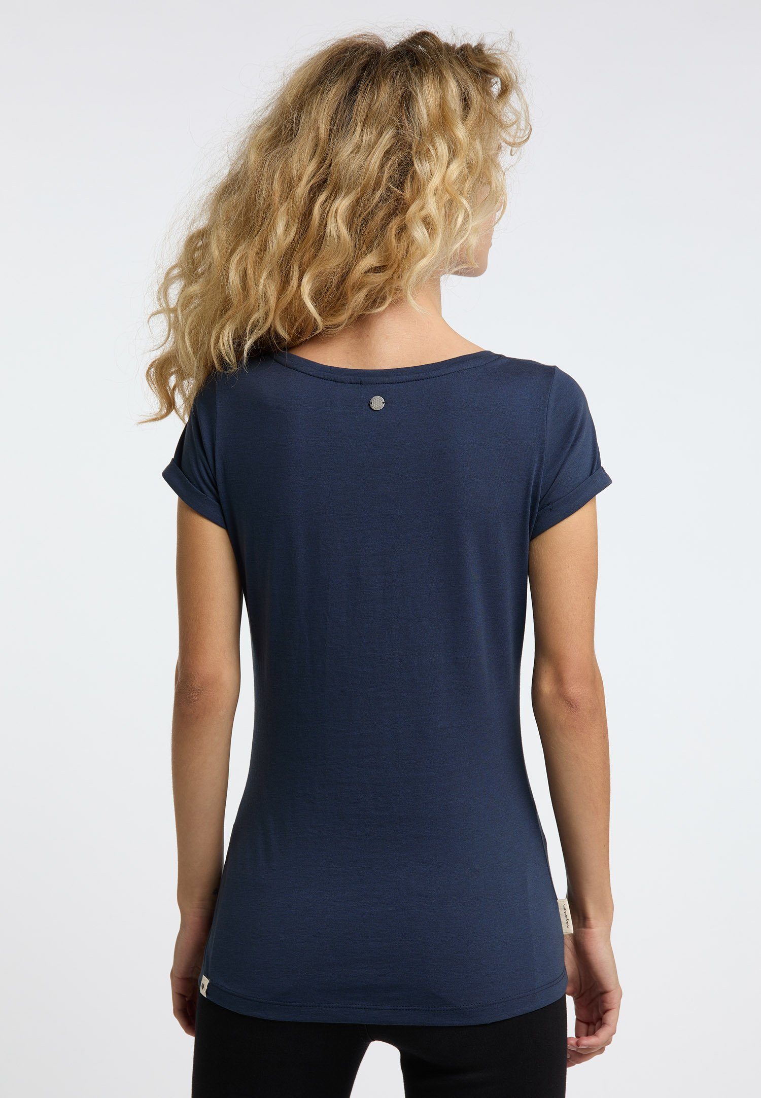 Nachhaltige NAVY T-Shirt & FLORAH Mode ORGANIC Ragwear A Vegane