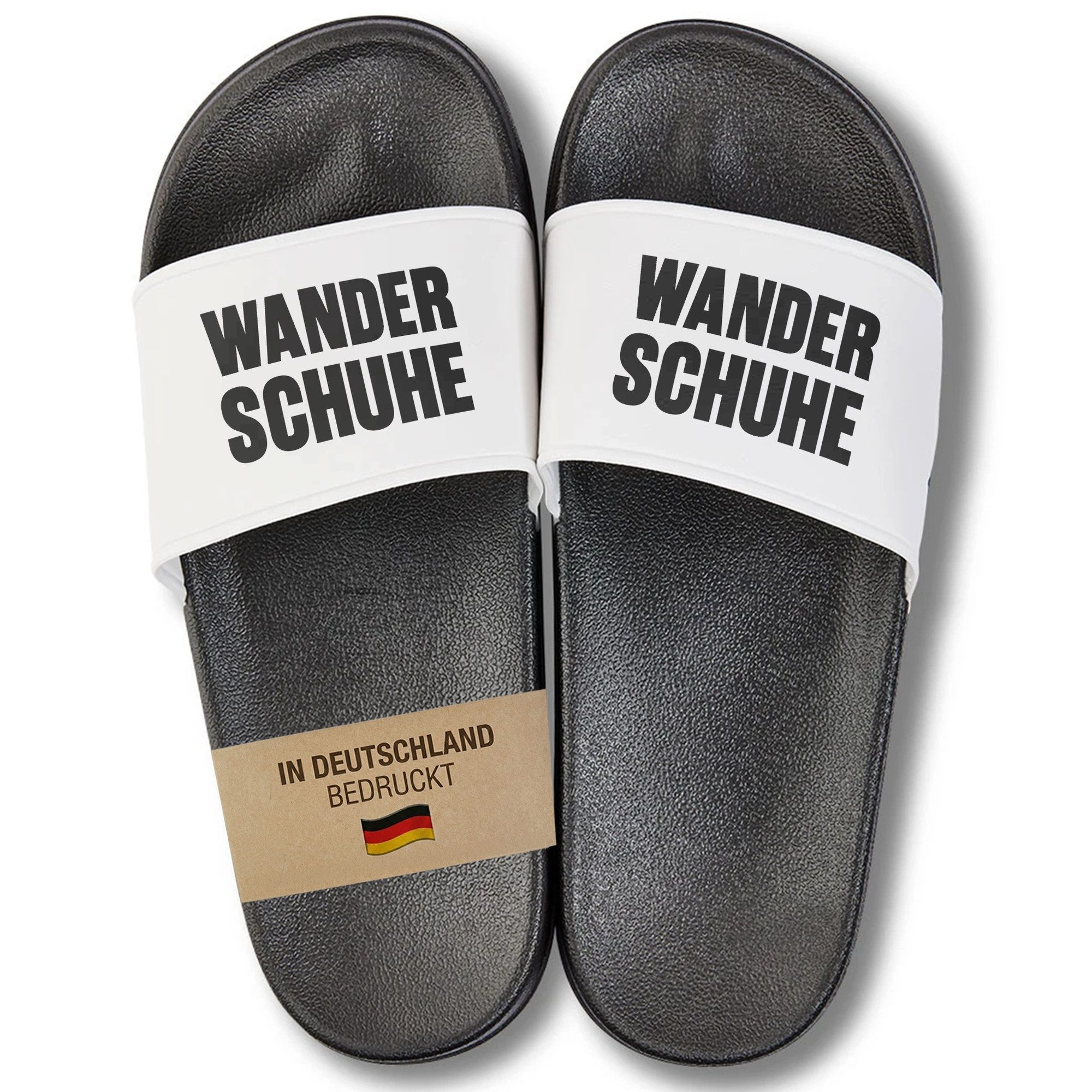 22Feels Geschenk Wanderer Outdoor Badelatschen Männer Frauen Wanderschuhe Moti Badepantolette IN DEUTSCHLAND BEDRUCKT