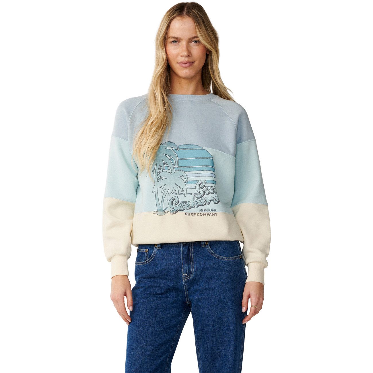 Rip Curl Sweatshirt Seeker Raglan Standard Crew Seeker Raglan Standard Crew