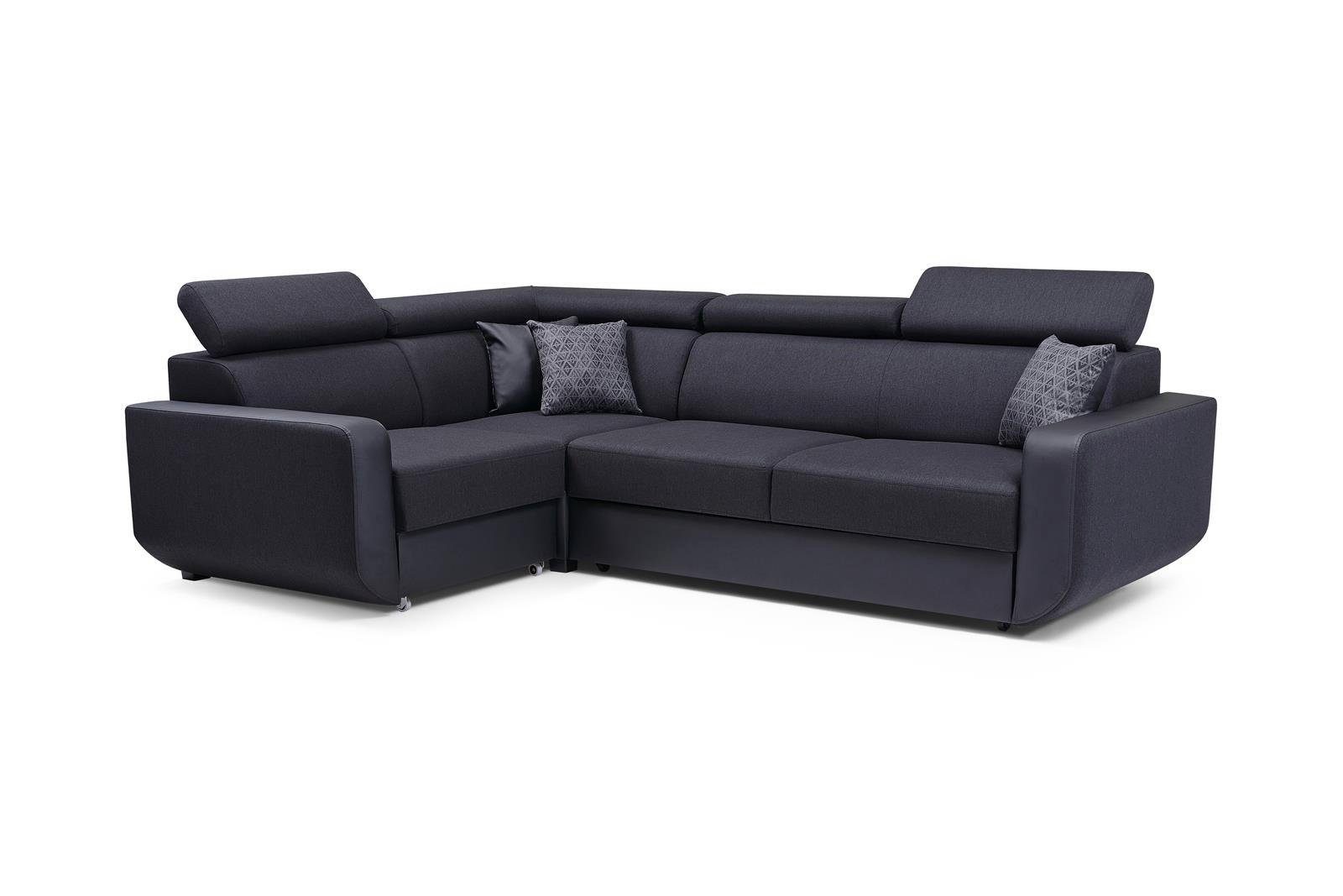Beautysofa Ecksofa Ecksofa MILO mit Schlaffunktion günstig online kaufen