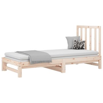 vidaXL Bett Tagesbett Ausziehbar 2x(90x200) cm Massivholz Kiefer