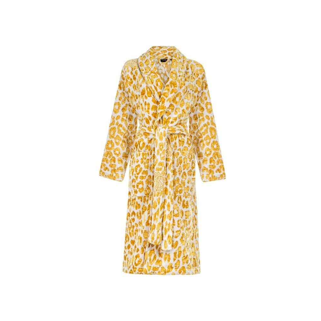 roberto cavalli Bademantel Roberto Cavalli Bademantel, Roberto Cavalli Unisex Shwal Bathrobe, Gold