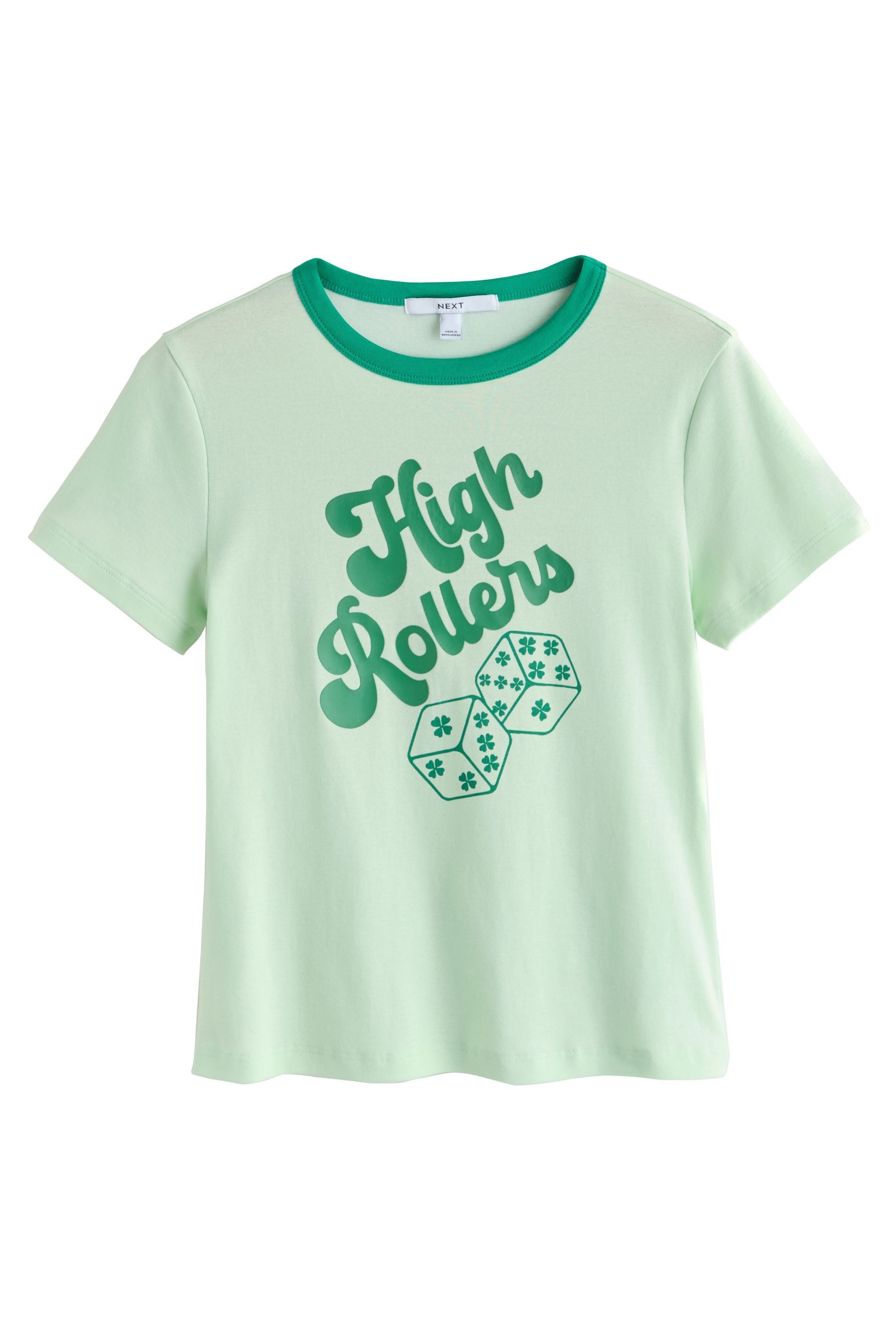 Next T-Shirt Ringer-T-Shirt mit Grafik, St Patricks (1-tlg) günstig online kaufen