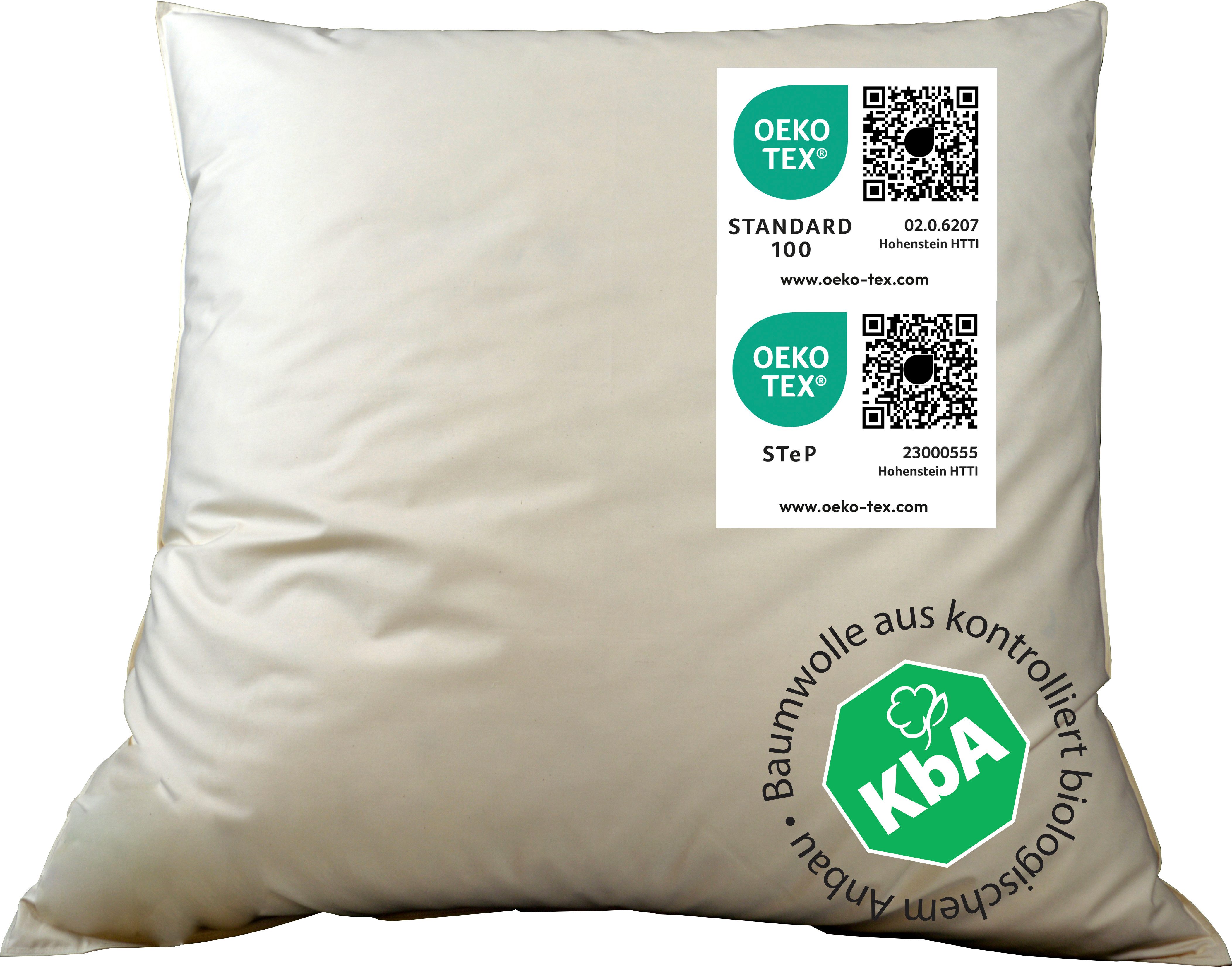 Vitaschlaf Gänsedaunenkopfkissen Vitaschlaf® Daunenkissen 100% Gänsedaune, günstig online kaufen