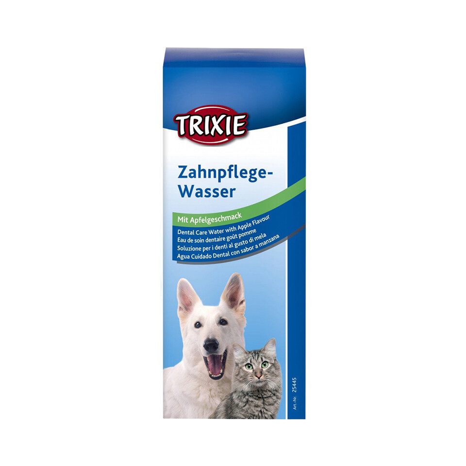 Tierzahnbürste Zahnpflege-Wasser mit Apfelgeschmack für Hunde 300 ml