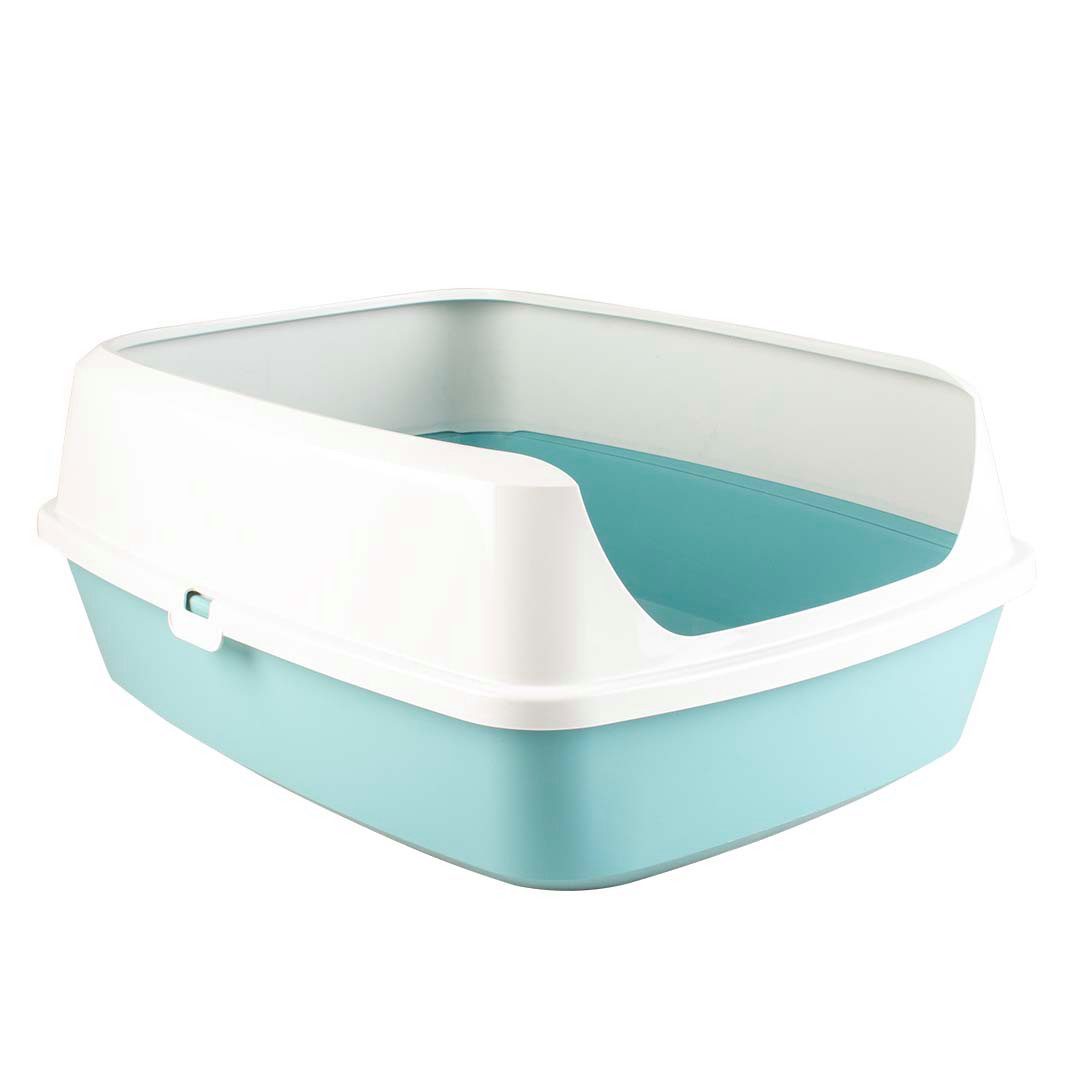 DUVO+ Katzentoilette Duvoplus Katzentoilette Macy ECO - weiß/aquarell
