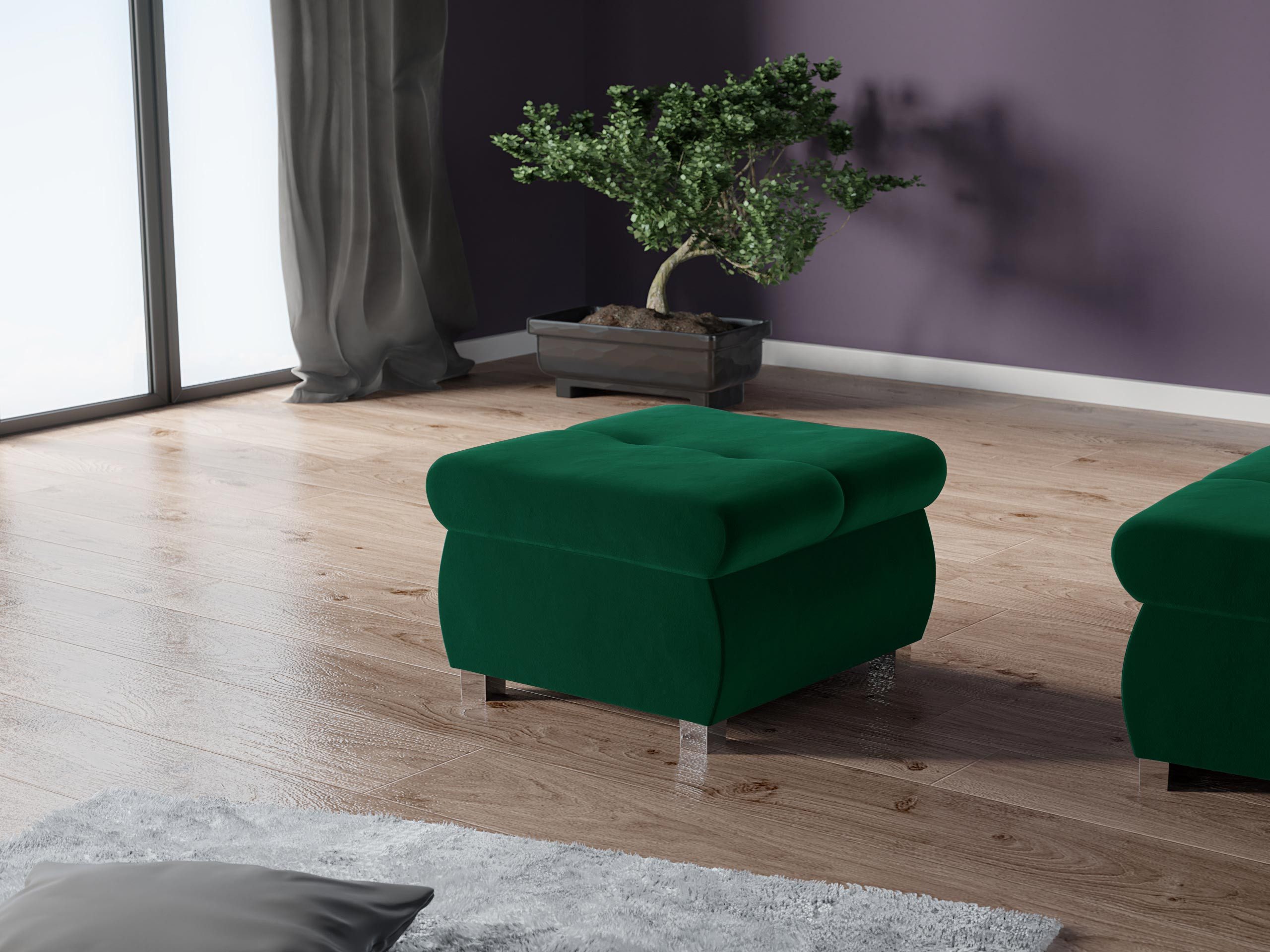 MIRJAN24 Polsterhocker Orkan Klein, Holzkonstruktion, 60x60x39 günstig online kaufen