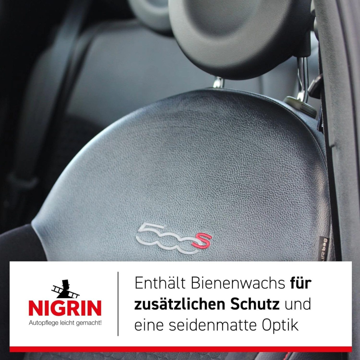 NIGRIN 6x Lederpflegetücher Spenderbox Leder-Reiniger 30x Lederpflege (6x 30er Dose mit Tüchern, 6 St), Pflege-Tuch Reinigung Lederpflege Tücher Spenderbox Farbauffrischend