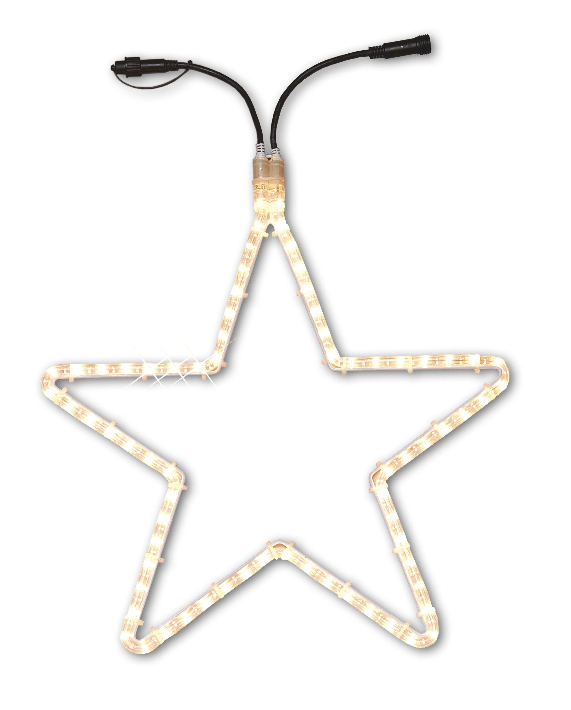 STAR TRADING LED Lichtleiste System Expo "Stern-Extra", ca. 28x28 cm, warmweiß, 36 Leuchtmittel
