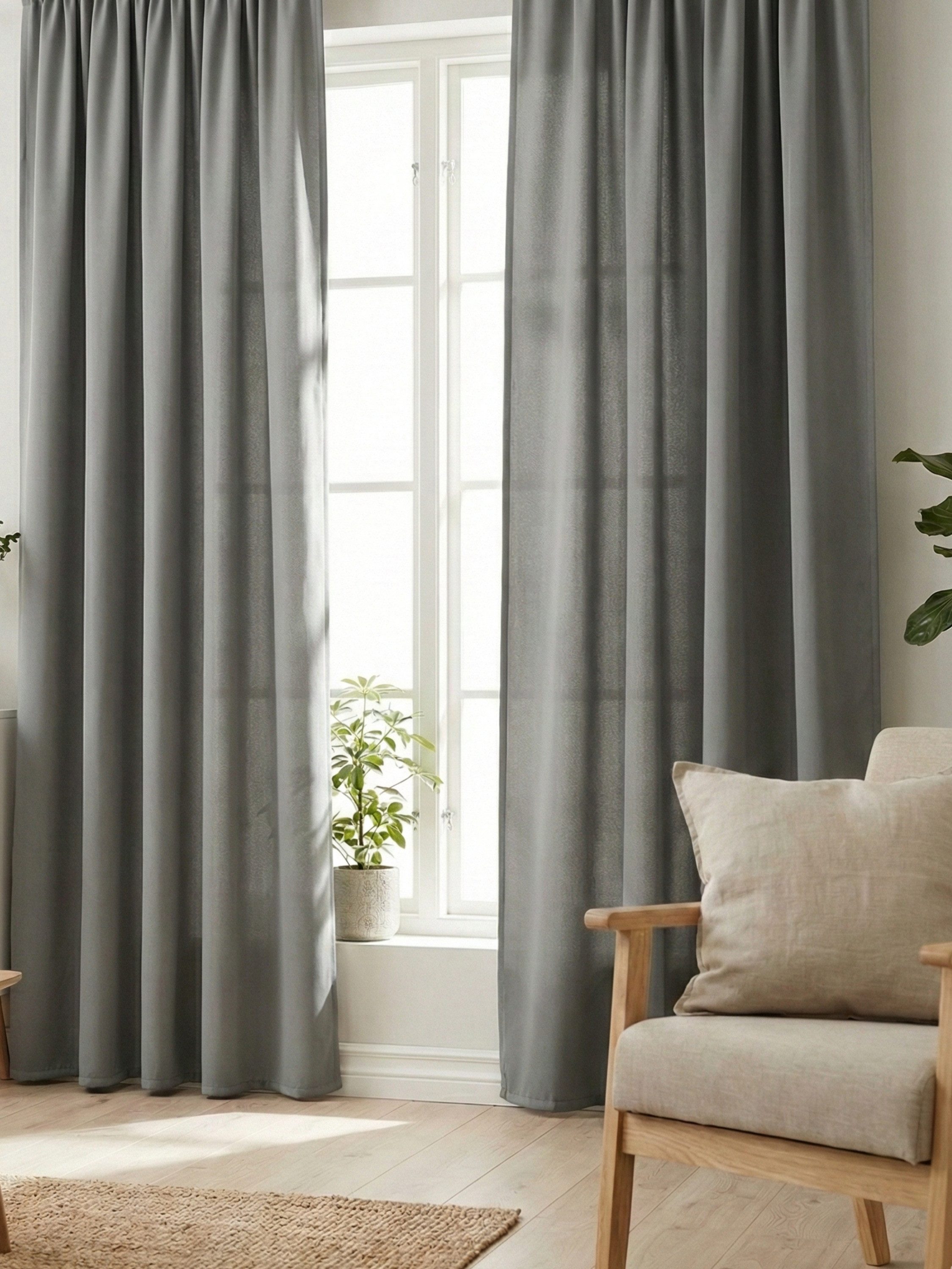 Wirth Vorhang Dim out (1 St), Kräuselband, verdunkelnd