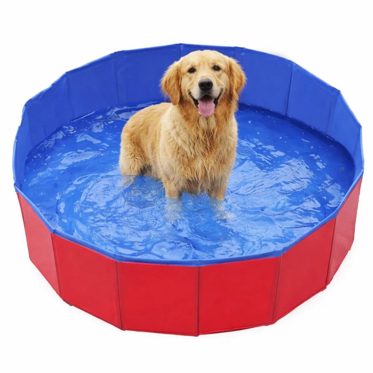 R2 Invest Hundepool Ø 80 × 30 cm Outdoor Pool für Hunde und Haustiere