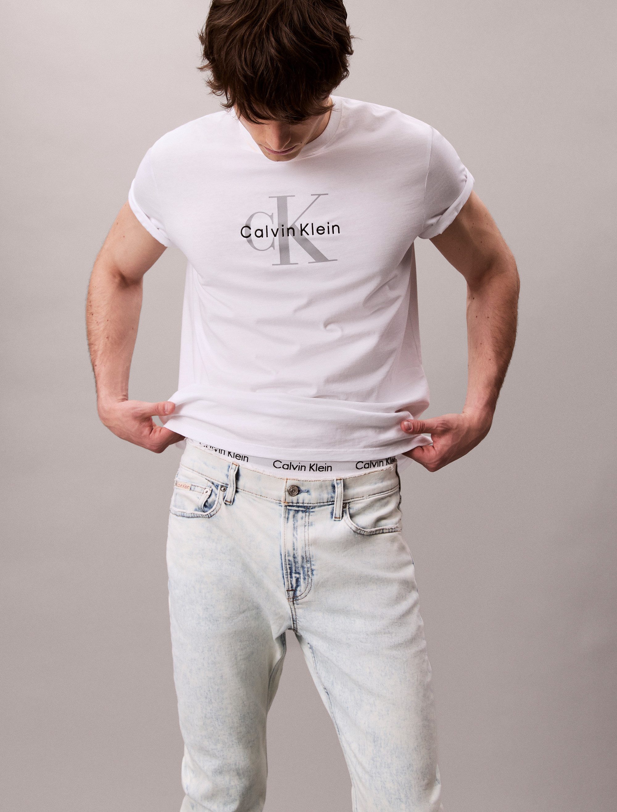 Calvin Klein Jeans Slim-fit-Jeans SLM TPR Mit Gürtelschlaufen