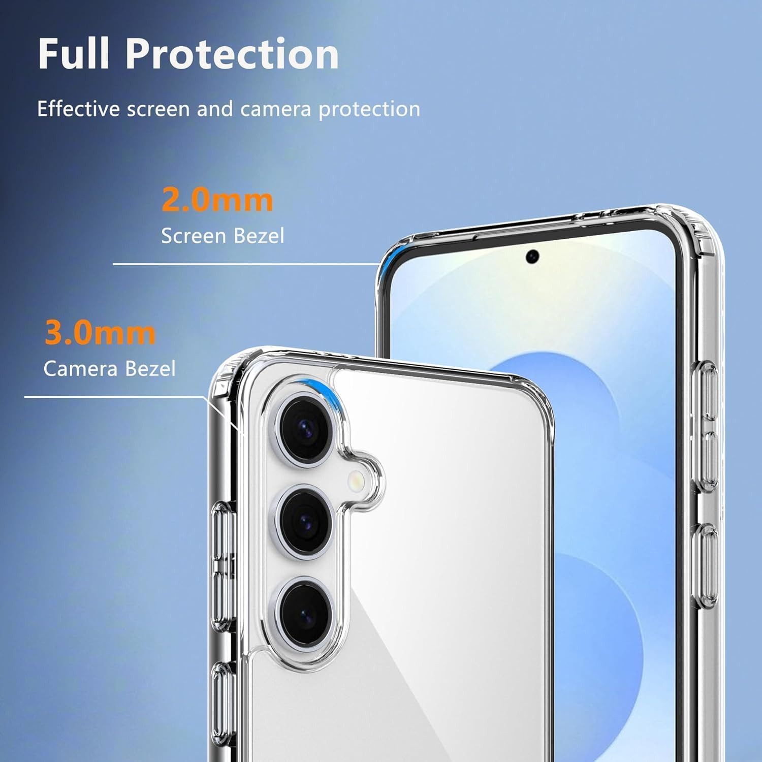 CLM-Tech Handyhülle Transparent für Samsung Galaxy S26 6,3 Zoll, TPU Gummi, Kratzfest, stoßsicher, schmutzabweisend