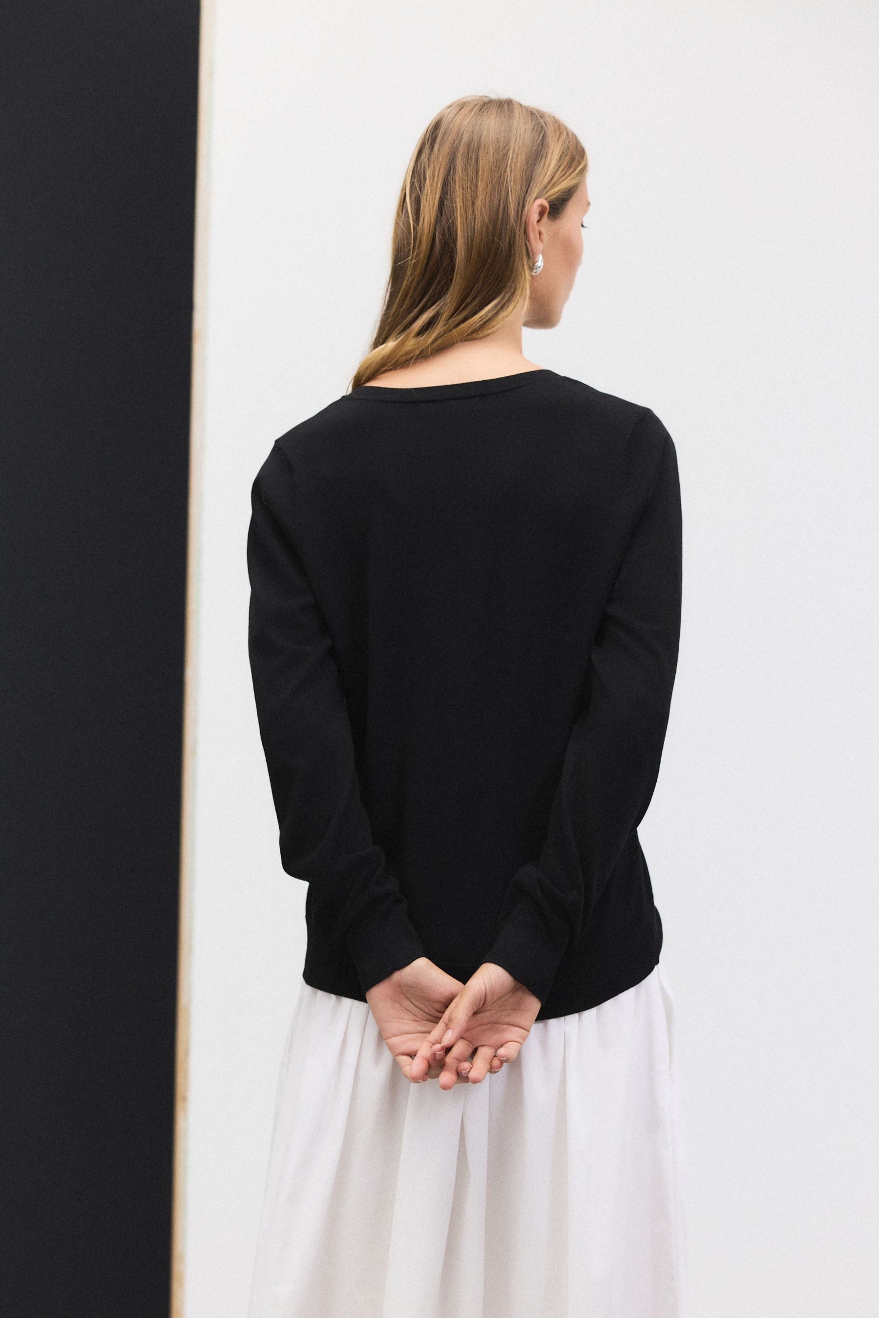 Next V-Ausschnitt-Pullover Weicher Pullover mit V-Ausschnitt und Baumwolle günstig online kaufen