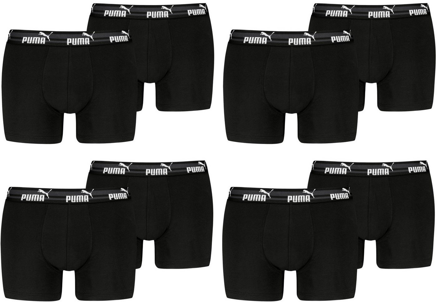 PUMA BODYWEAR Boxershorts PUMA Herren Boxershorts Bold im 8er Pack (8-St., 8er Pack)
