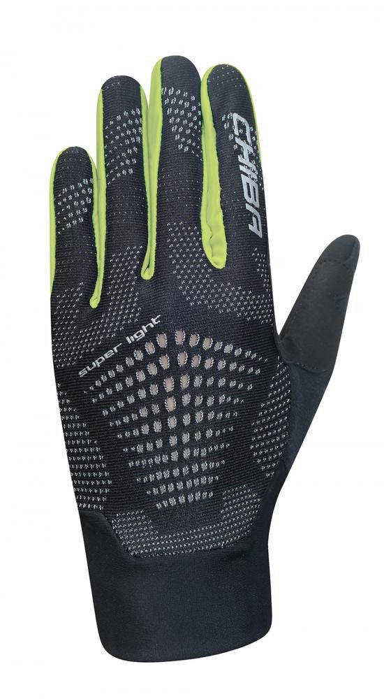 Fahrradhandschuhe CHIBA Superlight - Radhandschuhe XL schwarz/neongelb, leicht & atmungs