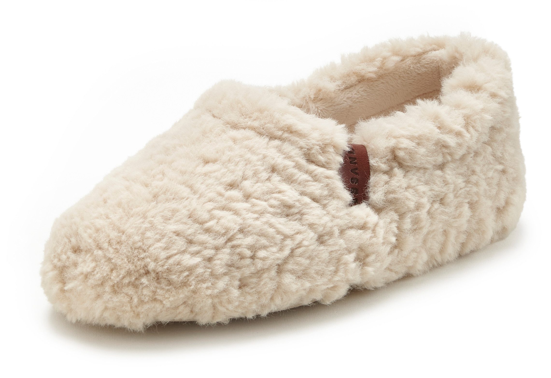 Elbsand Pantolette, Pantoffel, Hüttenschuh Hausschuh mit kuscheligem Fellimitat