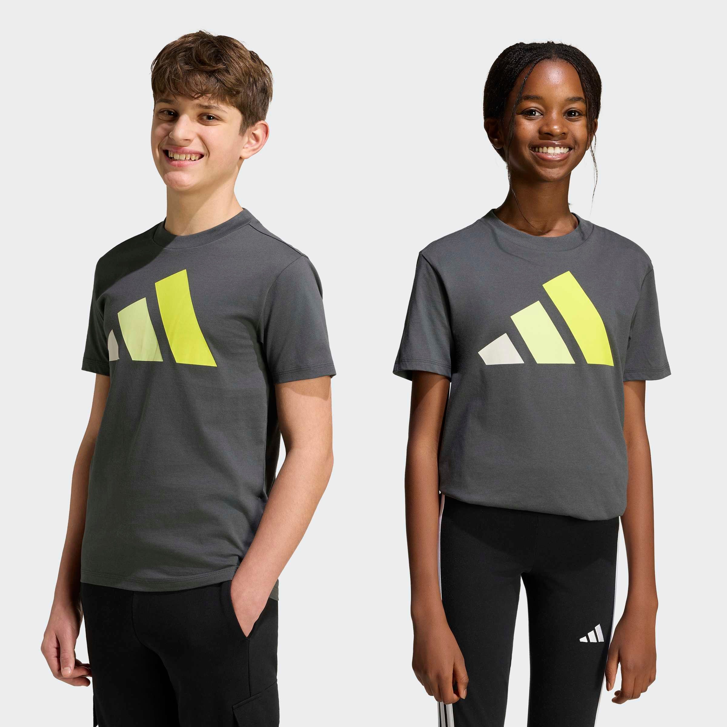 adidas Sportswear T-Shirt ESSENTIALS KIDS für Kinder und Teens, mit Rundhalsausschnitt, aus 100 % Baumwolle