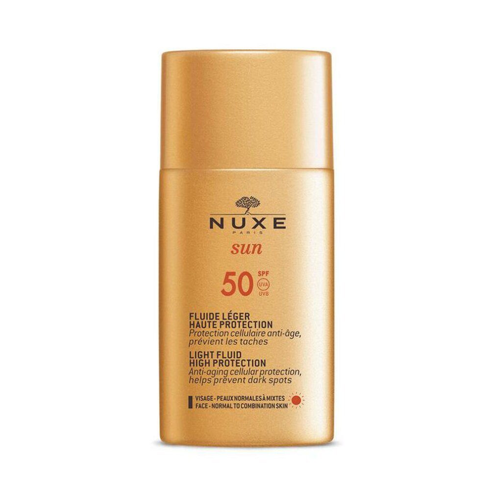 50 léger Nuxe protection haute ml Sonnenschutzpflege NUXE SPF50 fluide SUN