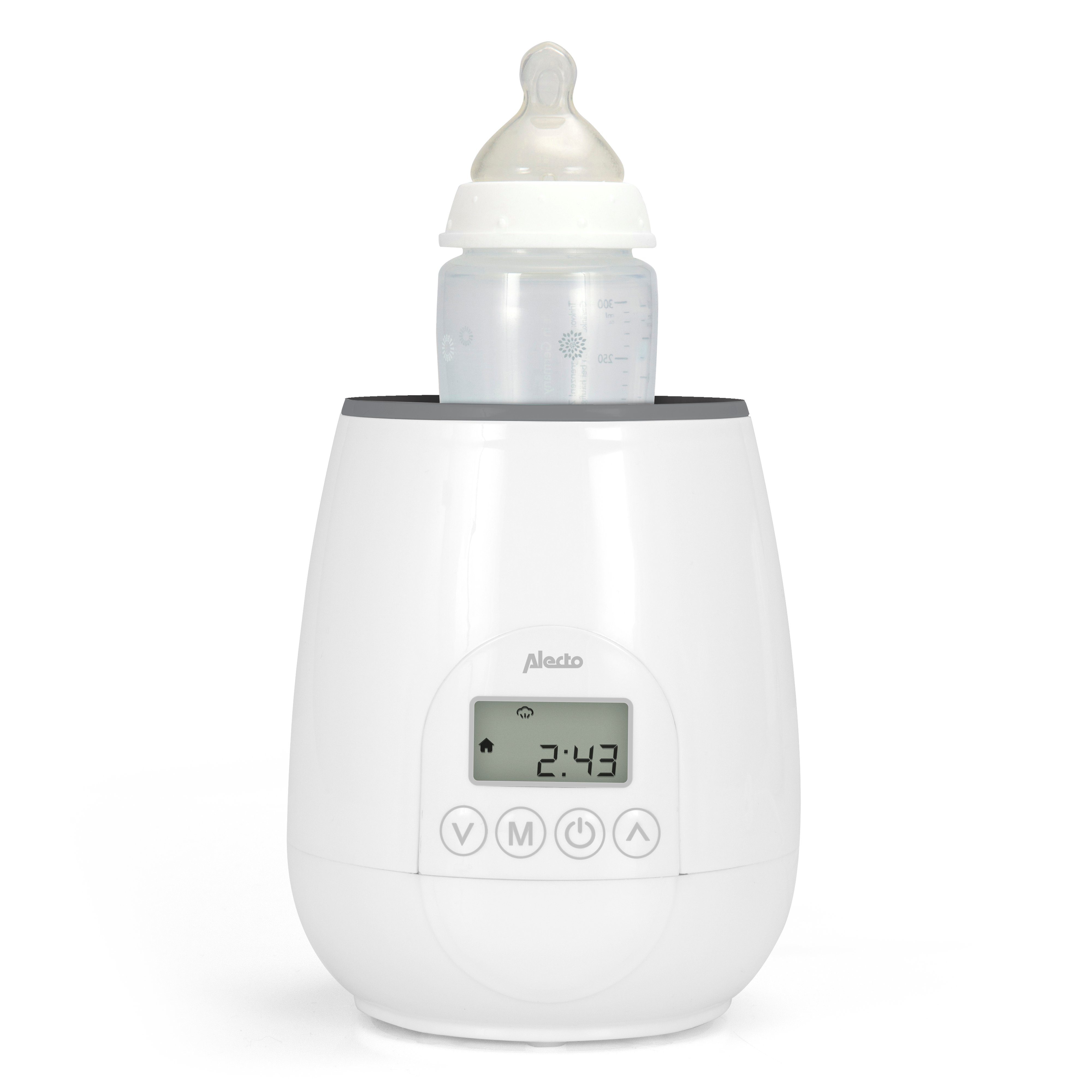 Alecto Baby Babyflaschenwärmer BW-700, Geeignet weiß für Dosennahrung