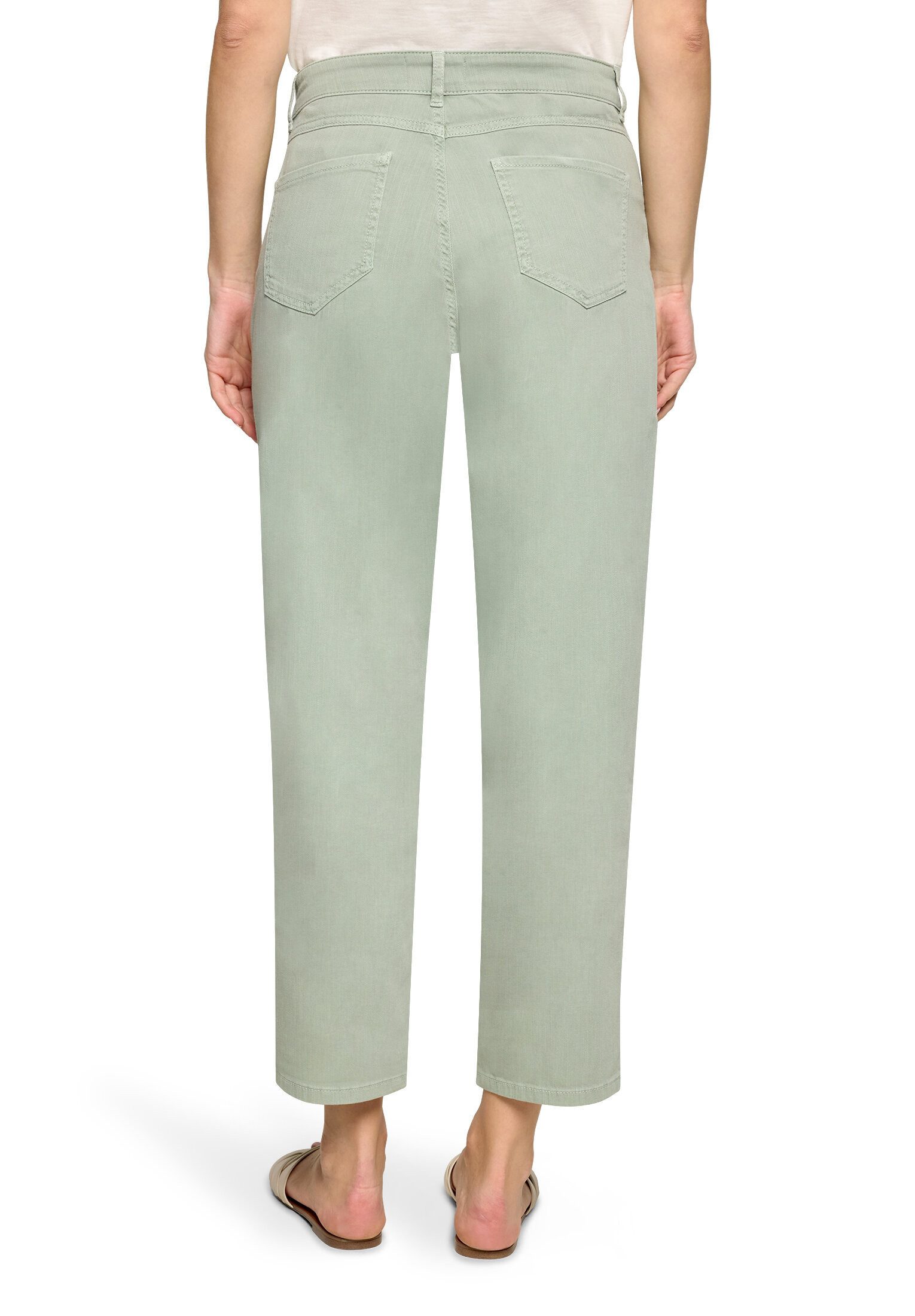 Cartoon Ankle-Jeans Damen mit Waschung