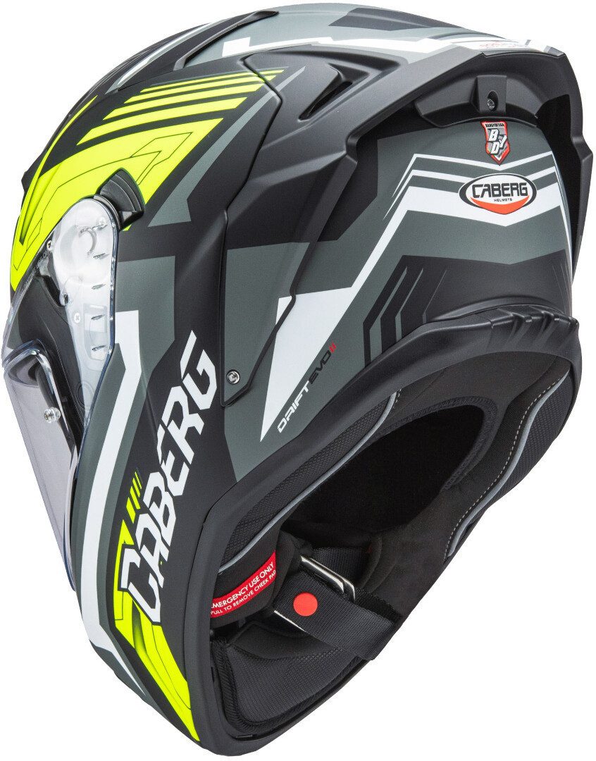 Caberg Motorradhelm Drift Evo II Jamara Helm, Vorbereitet Für Kommunikationssystem,notfallsystem-polsterung (eq