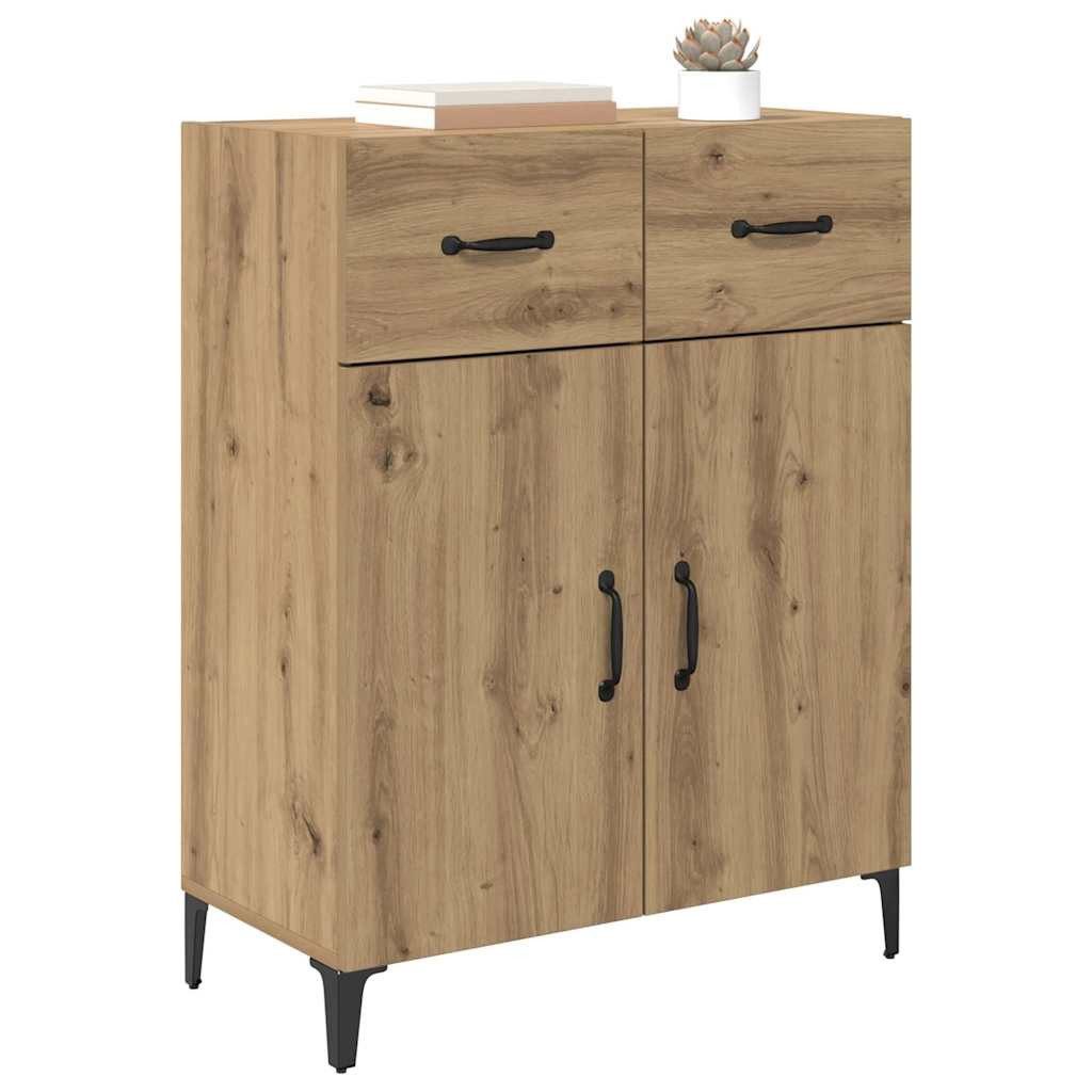 vidaXL Kommode 69,5 x 34 x 90 cm Kommode Sideboard Eiche Holzwerkstoff 34x695x90 cm m