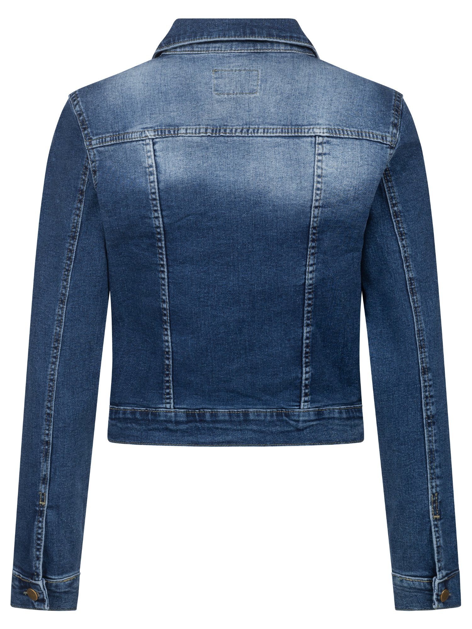Rock Creek Jeansjacke Damen Jeansjacke D-493 – Bild 3 von 3