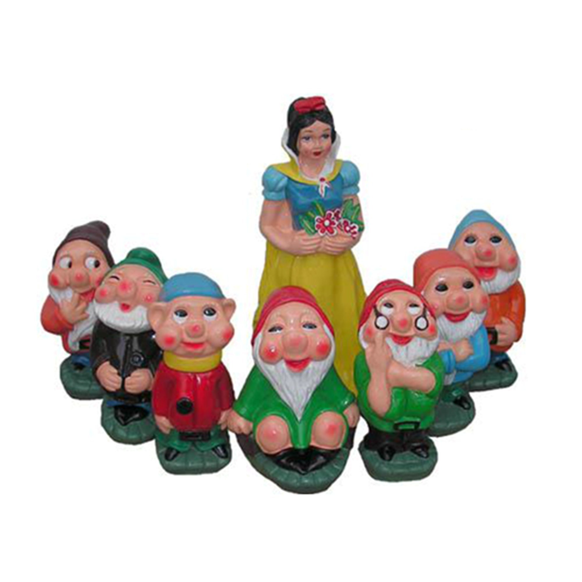 JVmoebel Gartenfigur, Skulptur Schneewittchen Figur Garten Figuren