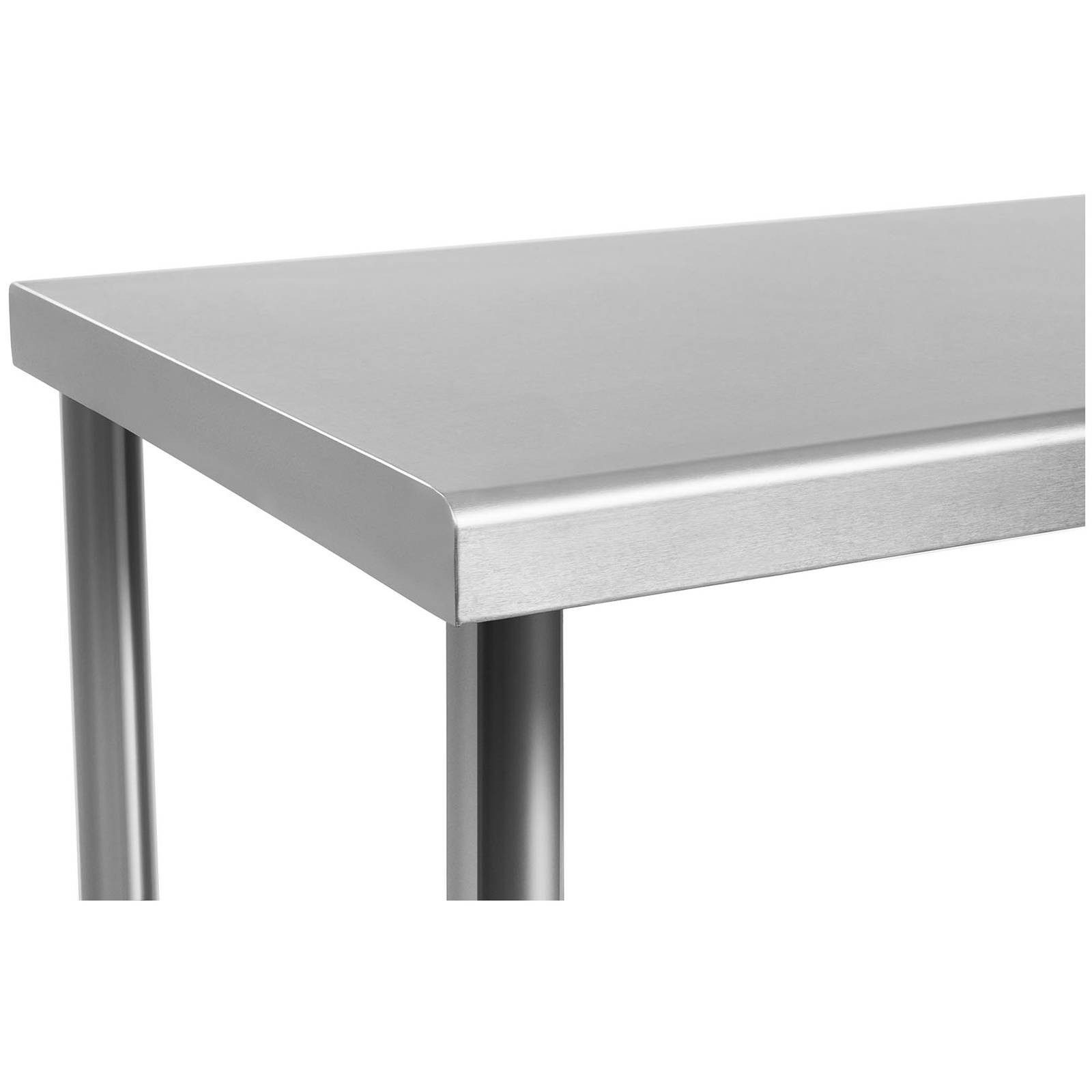 Royal Catering Arbeitstisch 100 x 60 cm Neu Edelstahl Gastro Tisch Edelstahltisch Boden 1x0,6m