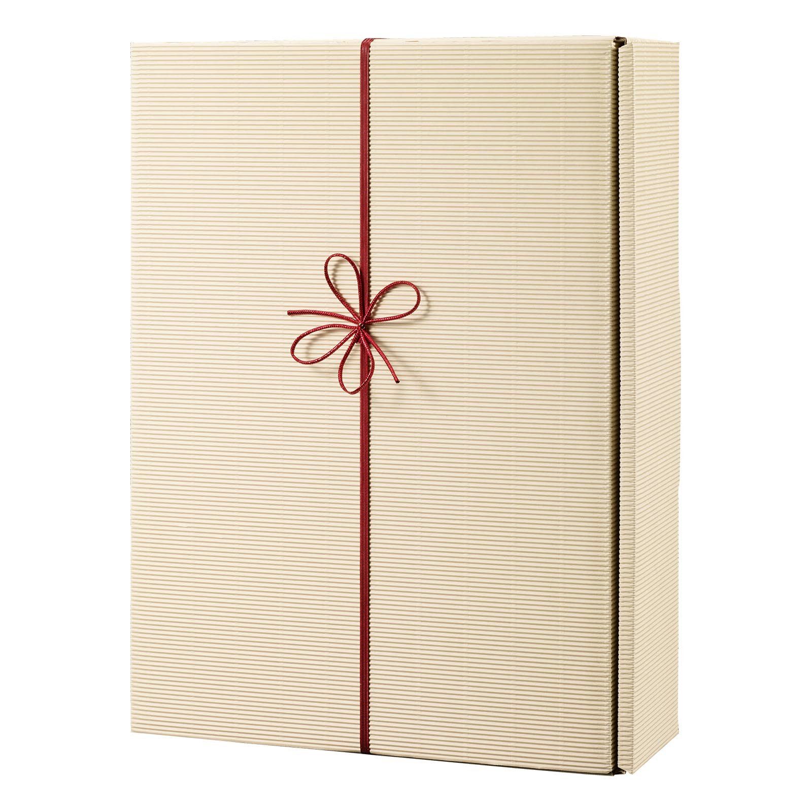 KK Verpackungen Geschenkband, 100 x Fertigschleife Geschenkschleife 50-100 cm Rot
