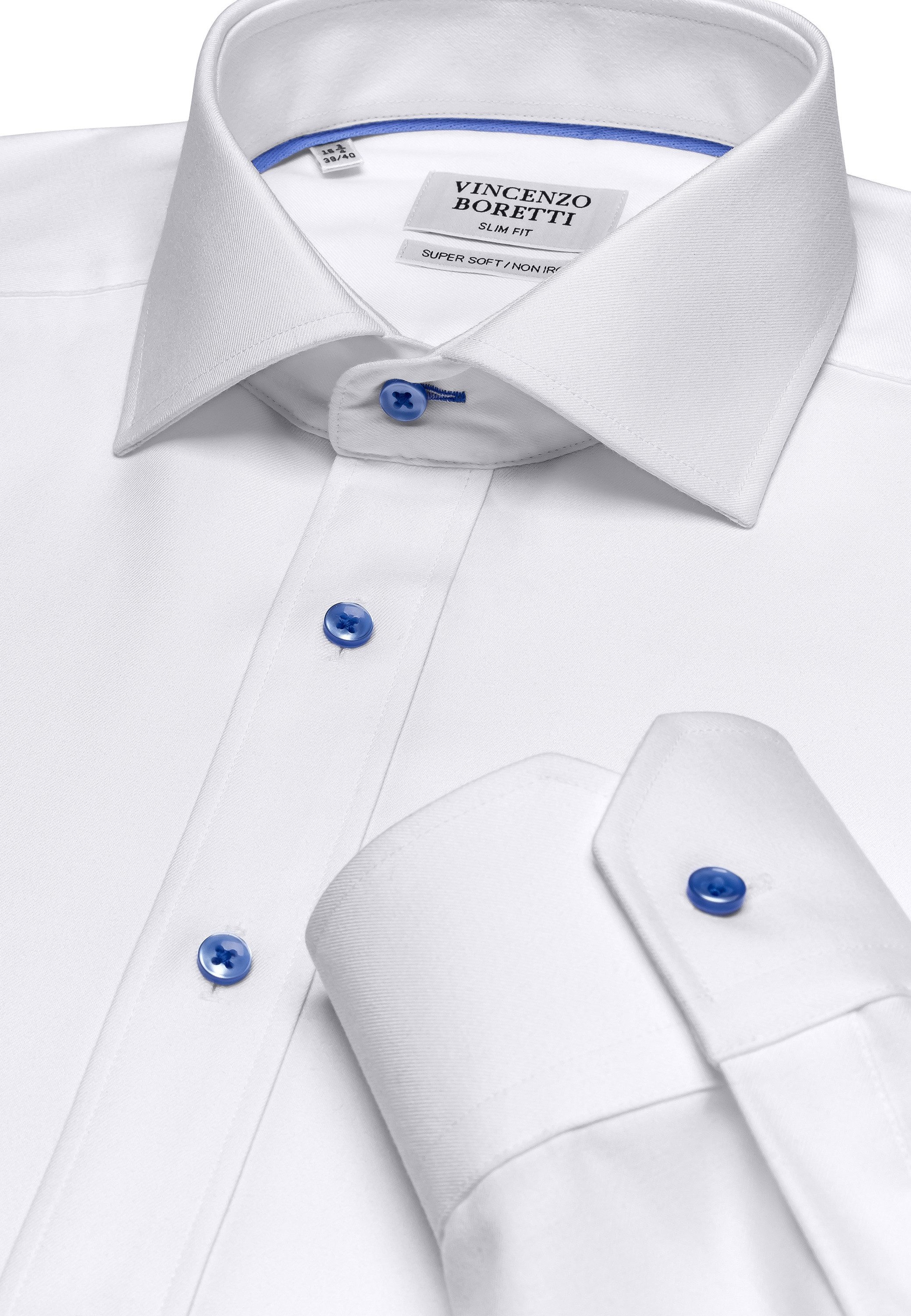 Vincenzo Boretti Businesshemd tailliert bügelfrei soft günstig online kaufen