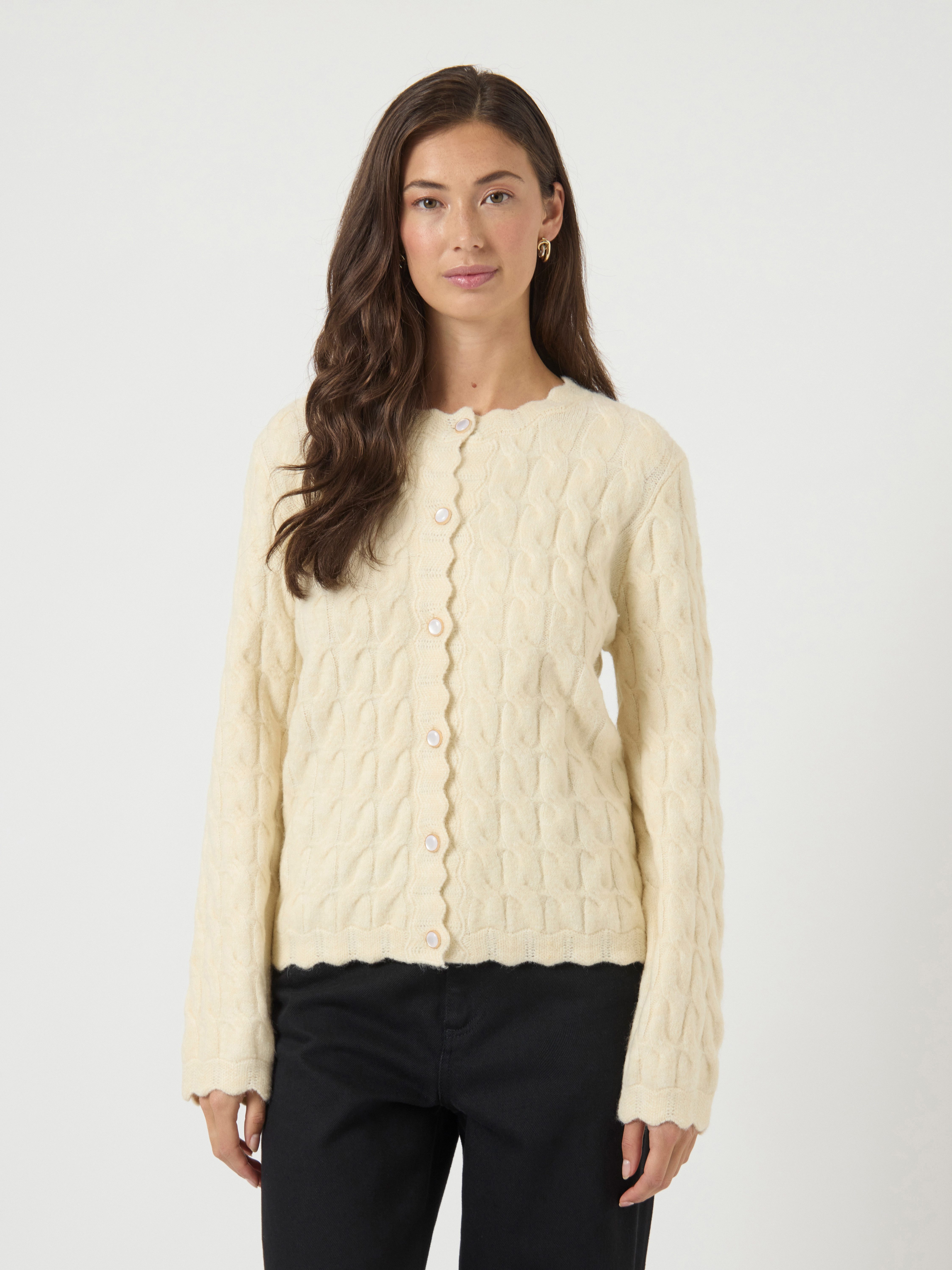 Y.A.S Strickjacke YASBUBERA LS KNIT CARDIGAN S. NOOS günstig online kaufen