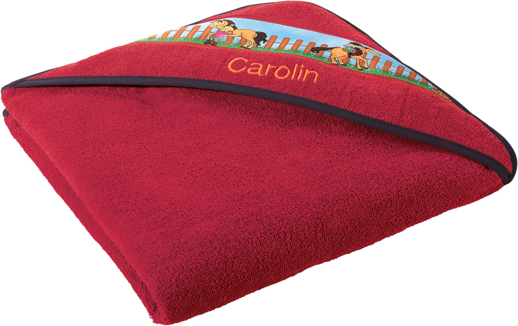 Erwin Müller Kapuzenhandtuch Kapuzenbadetuch, Frottier, Walk-Frottier Uni