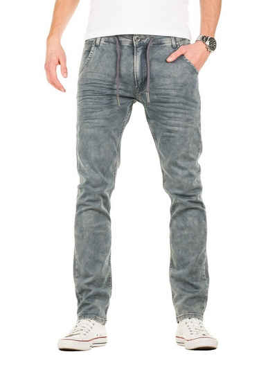 WOTEGA Slim-fit-Jeans Herren Jogginghose in Джинси-Look Joshua Stretch Hose in Jogging Джинси Sweathosen Denim