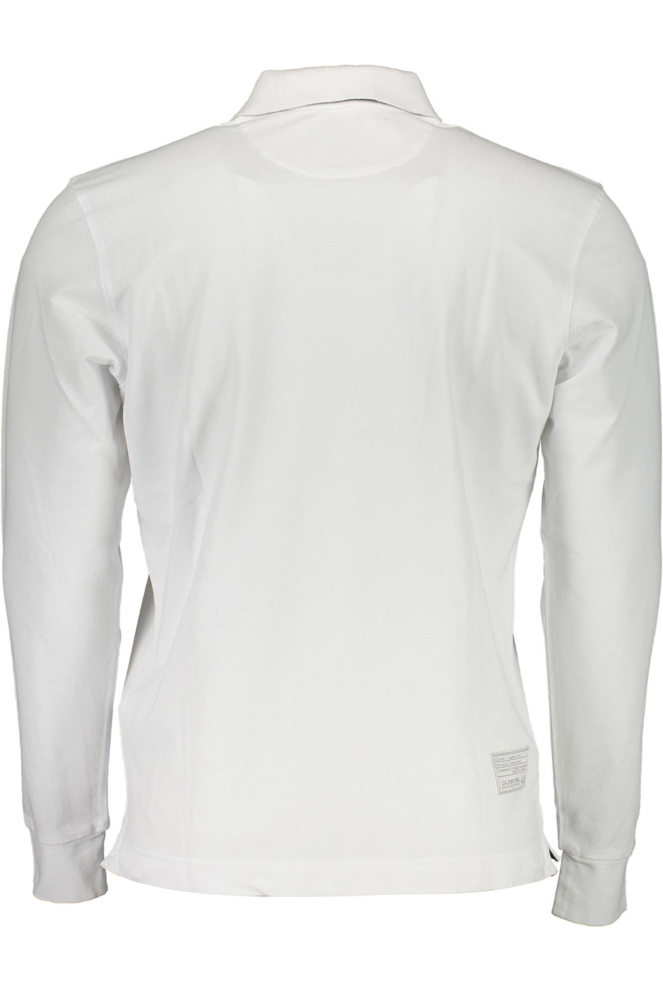 La Martina Poloshirt Elegantes Herren Langarm-Poloshirt in Weiß -