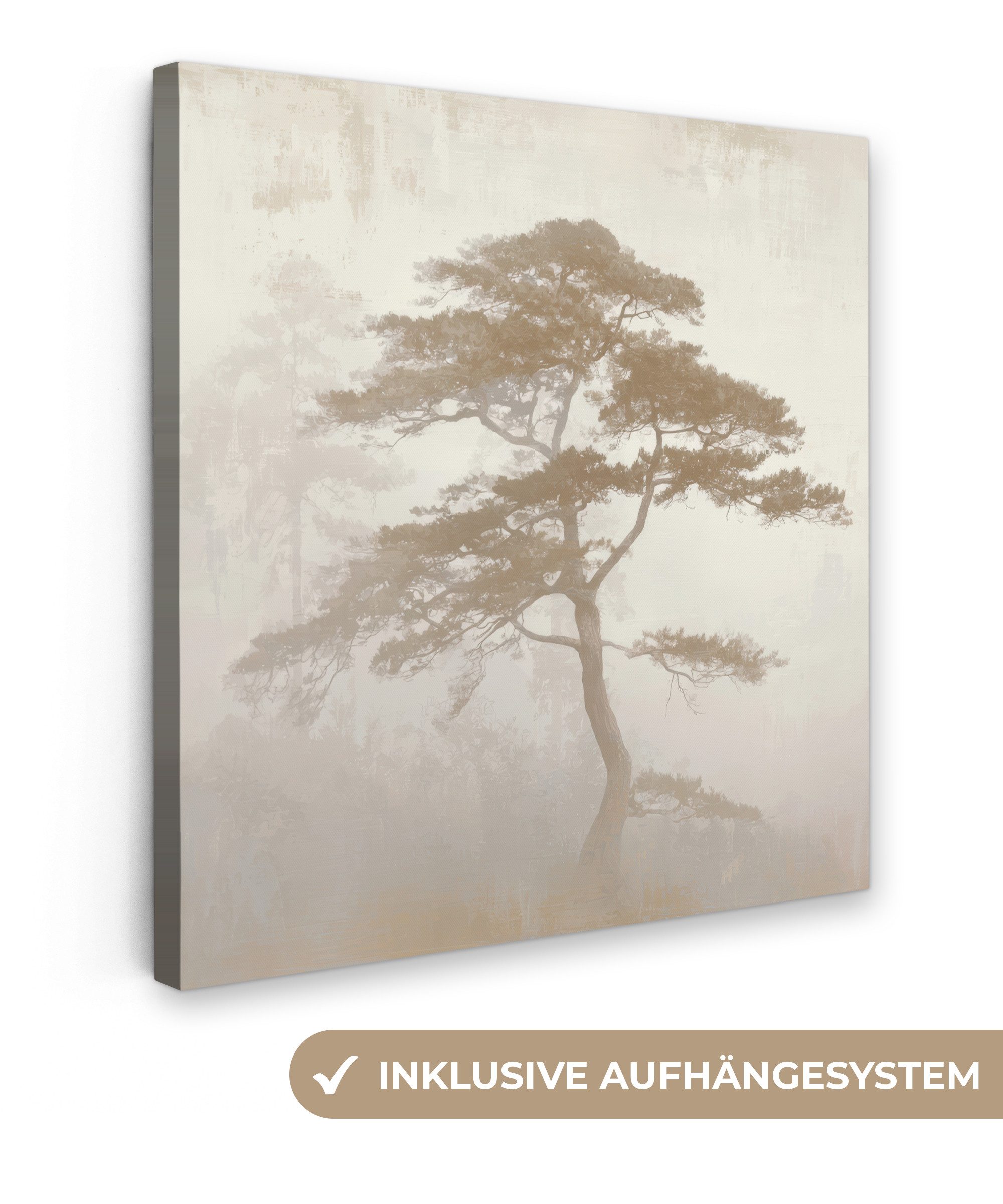 OneMillionCanvasses® Leinwandbild Baum - Orientalischer Stil - Landschaft, günstig online kaufen