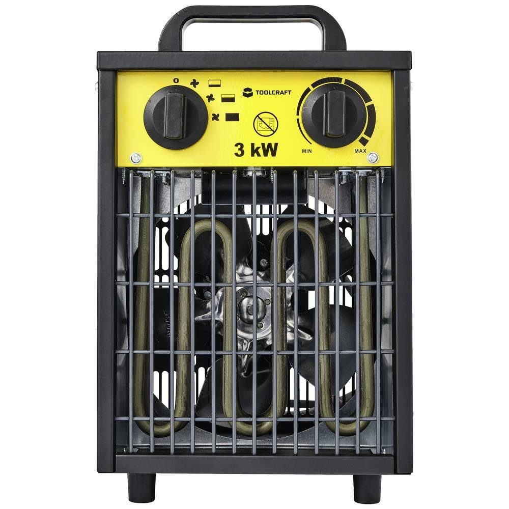 TOOLCRAFT Heizgerät Industrie-Heizlüfter, 3000 W TO-8578335, Überhitzungsschutz, Heizlüfterfunktion, Integriertes Thermostat
