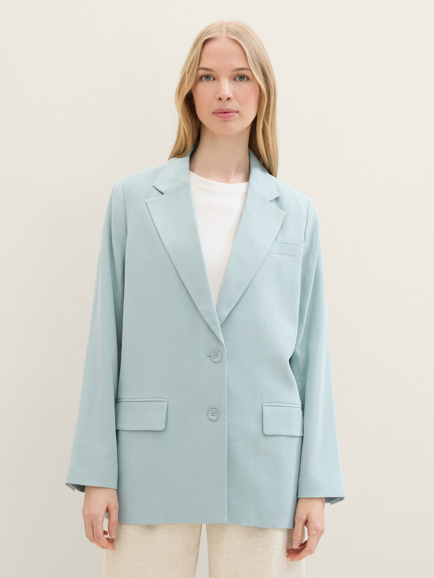 TOM TAILOR Longblazer mit Pattentaschen günstig online kaufen