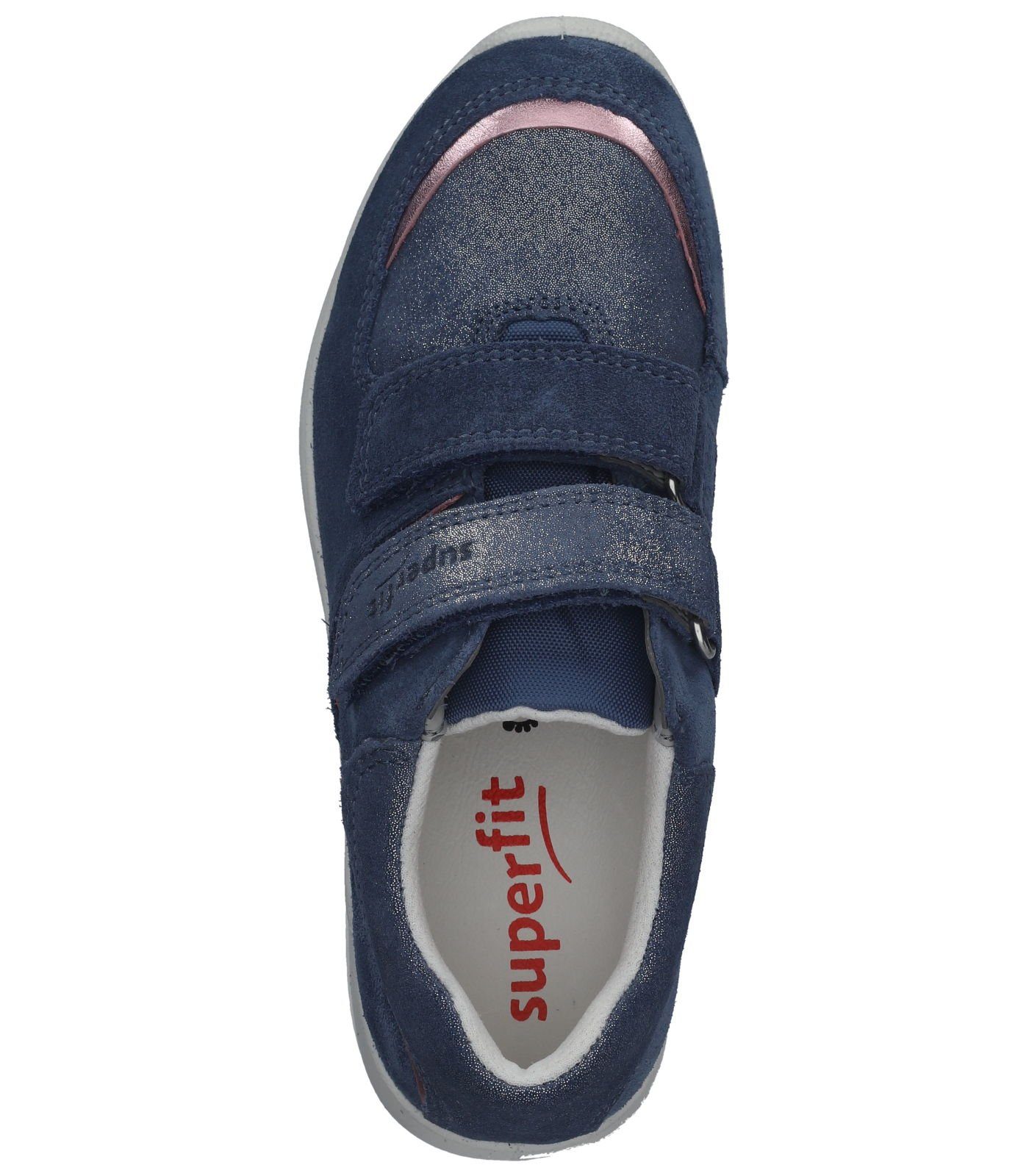 Sneaker Blau Leder/Textil Sneaker Superfit