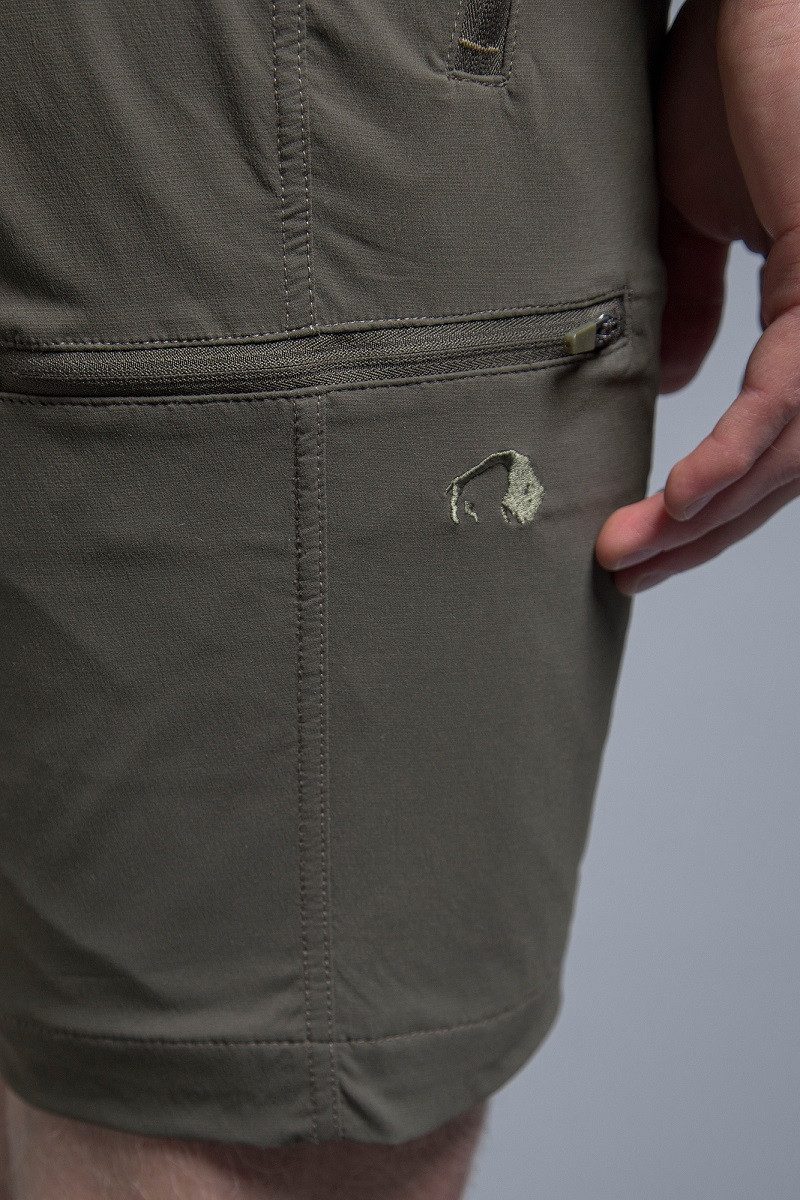 TATONKA® Softshellhose Wander-Reisehose Travel (leicht, bequem, elastisch) barkgrün Herren